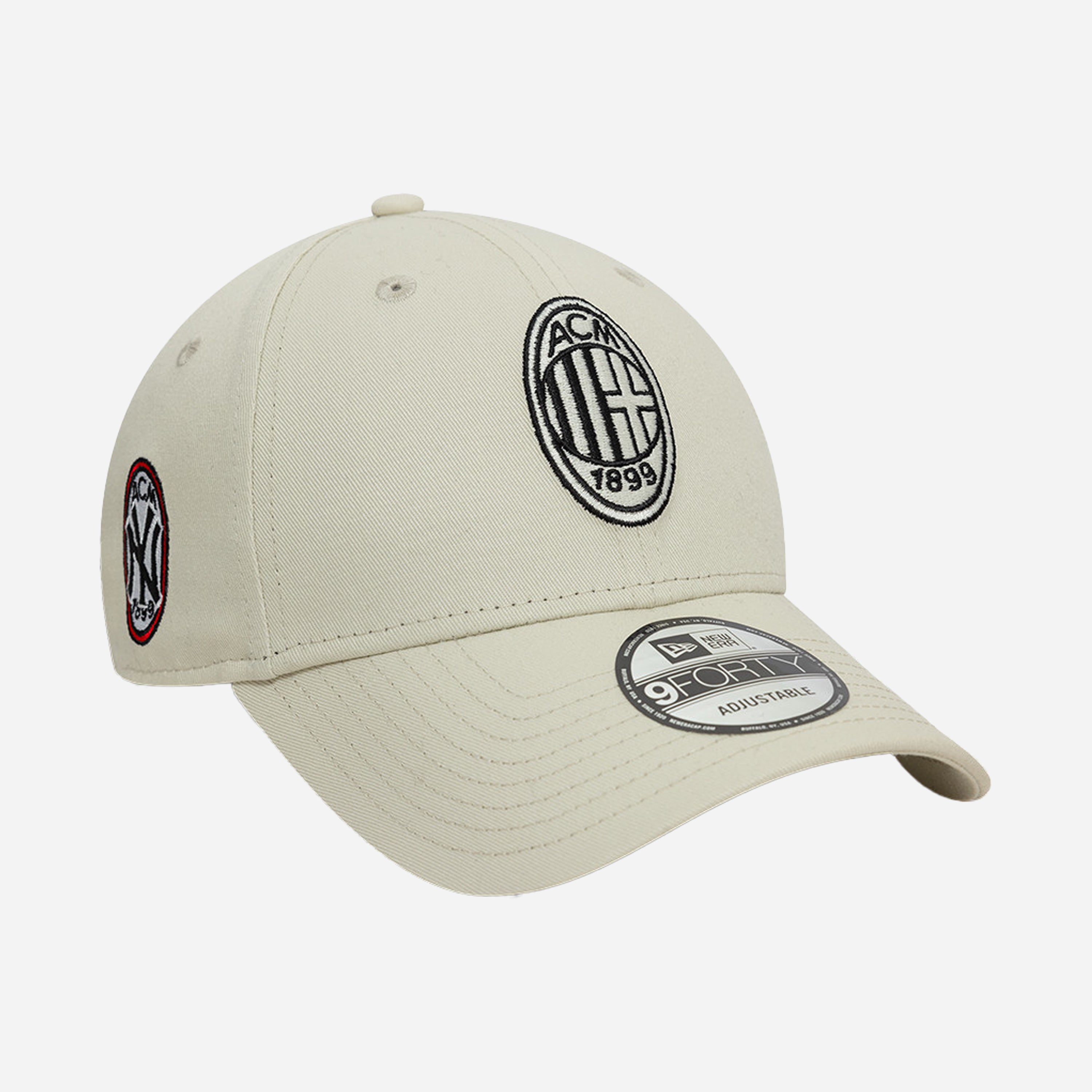AC Milan x Yankees Cappello 9FORTY New Era Nero Cotone