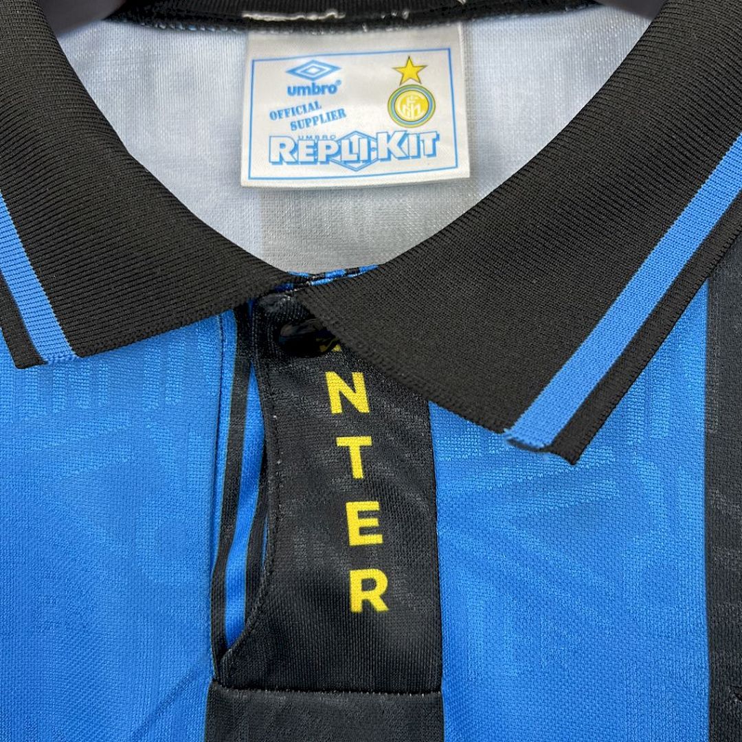 Tifoso Store Maglie da Calcio Inter 1993/94 maglia retro nerazzurra