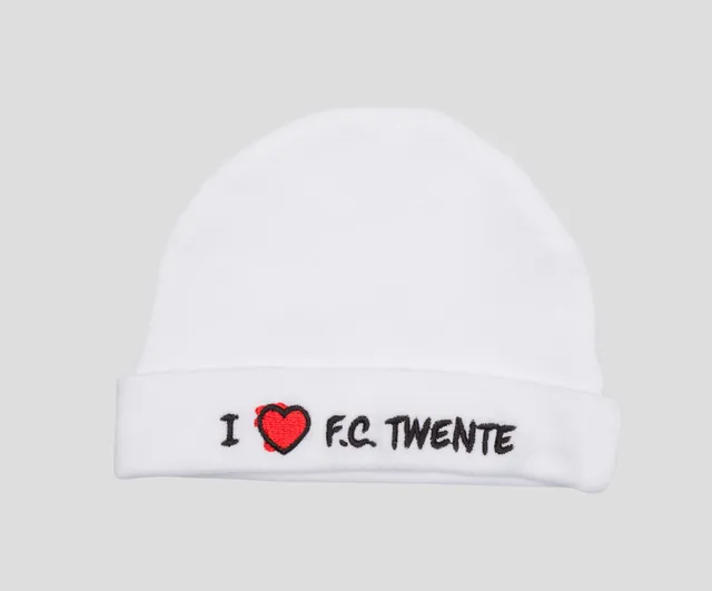 Twente Kinderen I Love FC Twente cappellino neonato bianco taglia unica