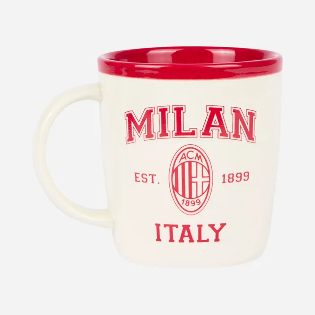 AC Milan College Tazza Bianca mug taglia unica ceramica