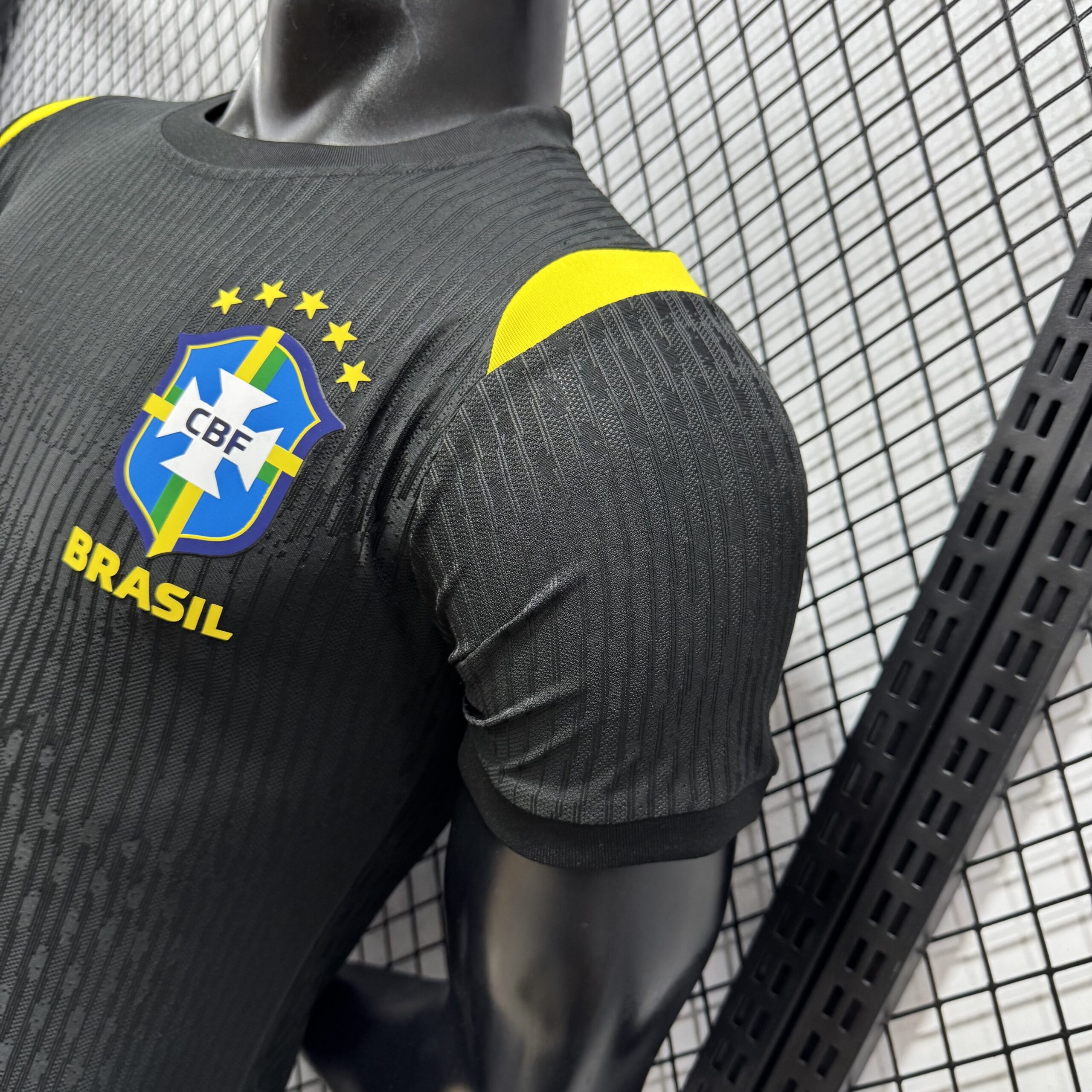 Brasile 2026/27 seconda maglia nera traspirante