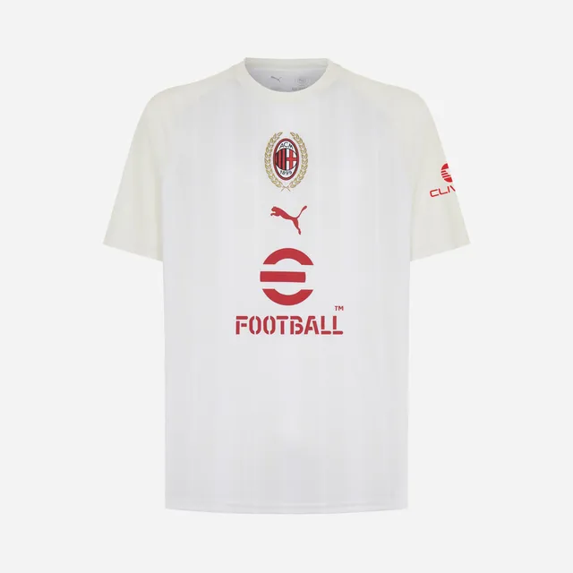 AC Milan Prematch 2026/27 t-shirt bianca poliestere uomo