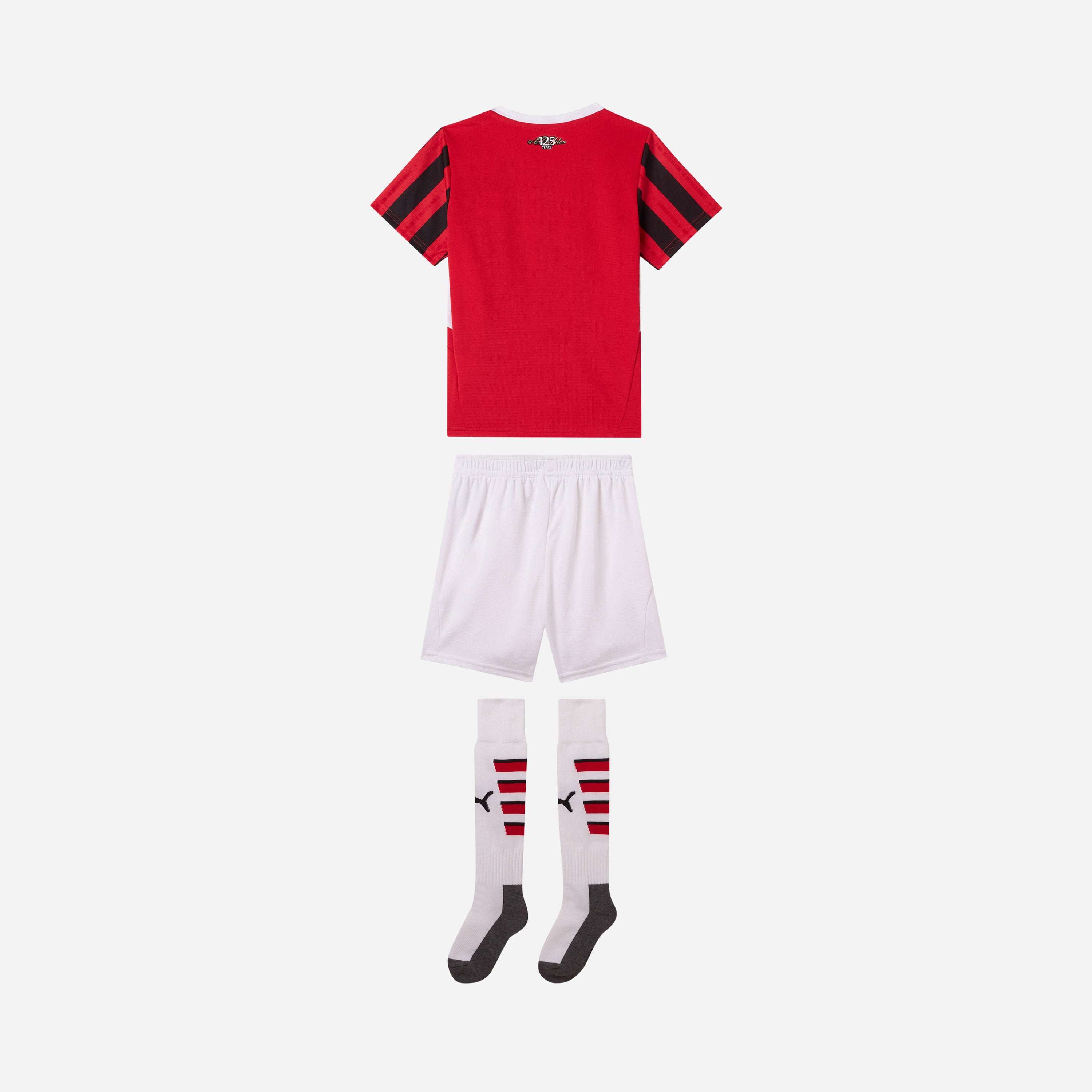 AC Milan Kit Gara Milan Mini Kit Home 2024/25 Rossonero 24 Mesi