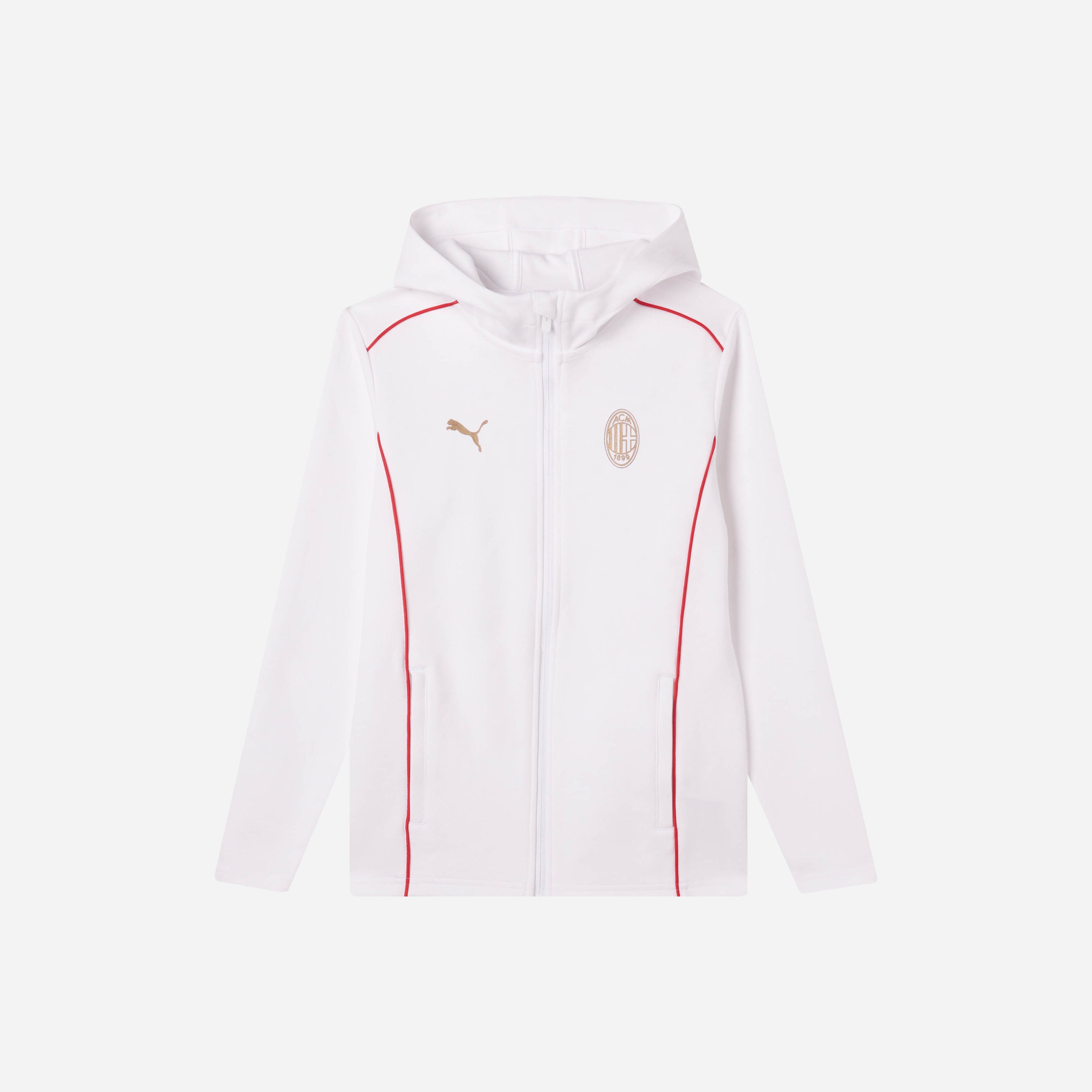 Milan Casuals Giacca Bambino con Cappuccio e Zip 24/25