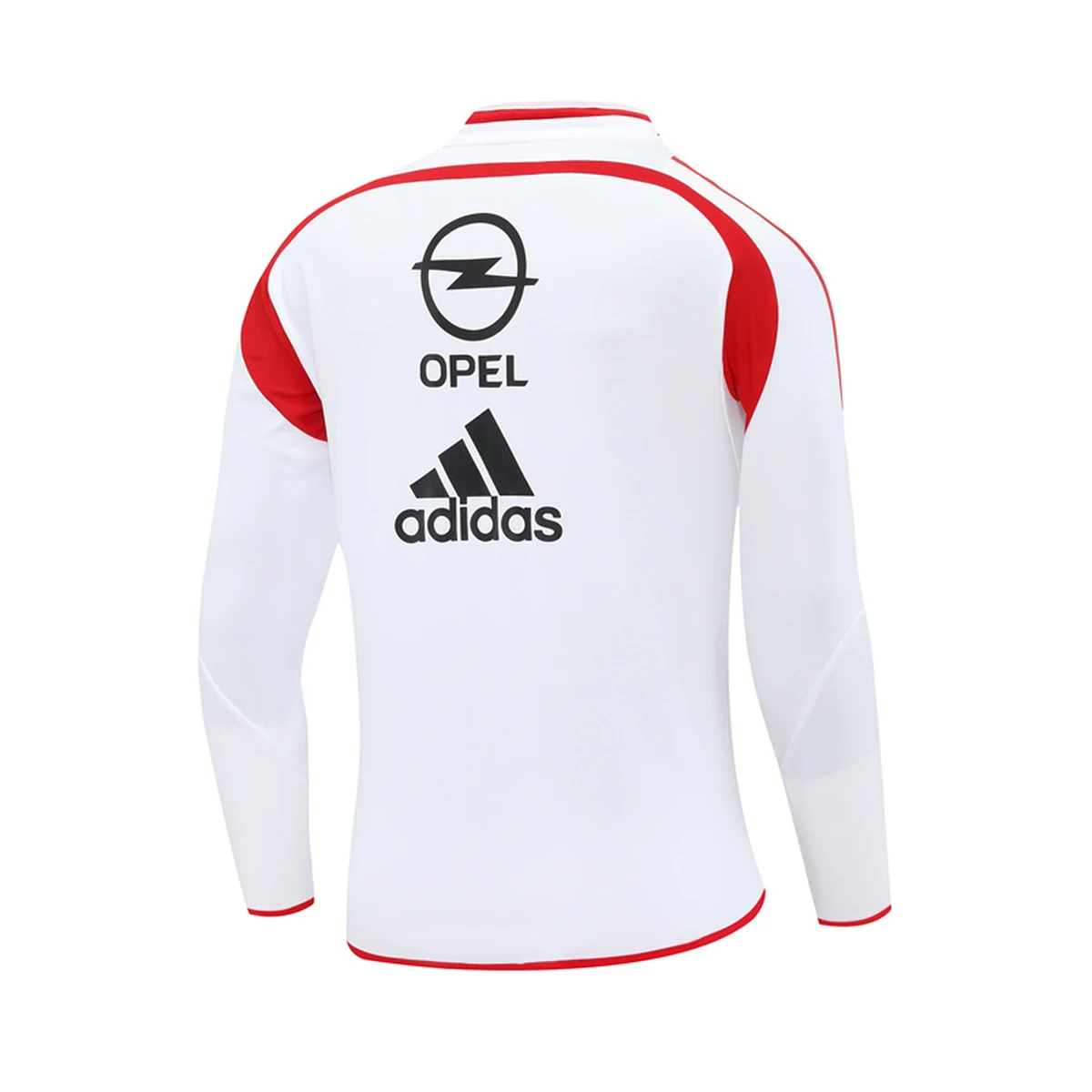Milan 2004/05 felpa bianca retro mezza zip