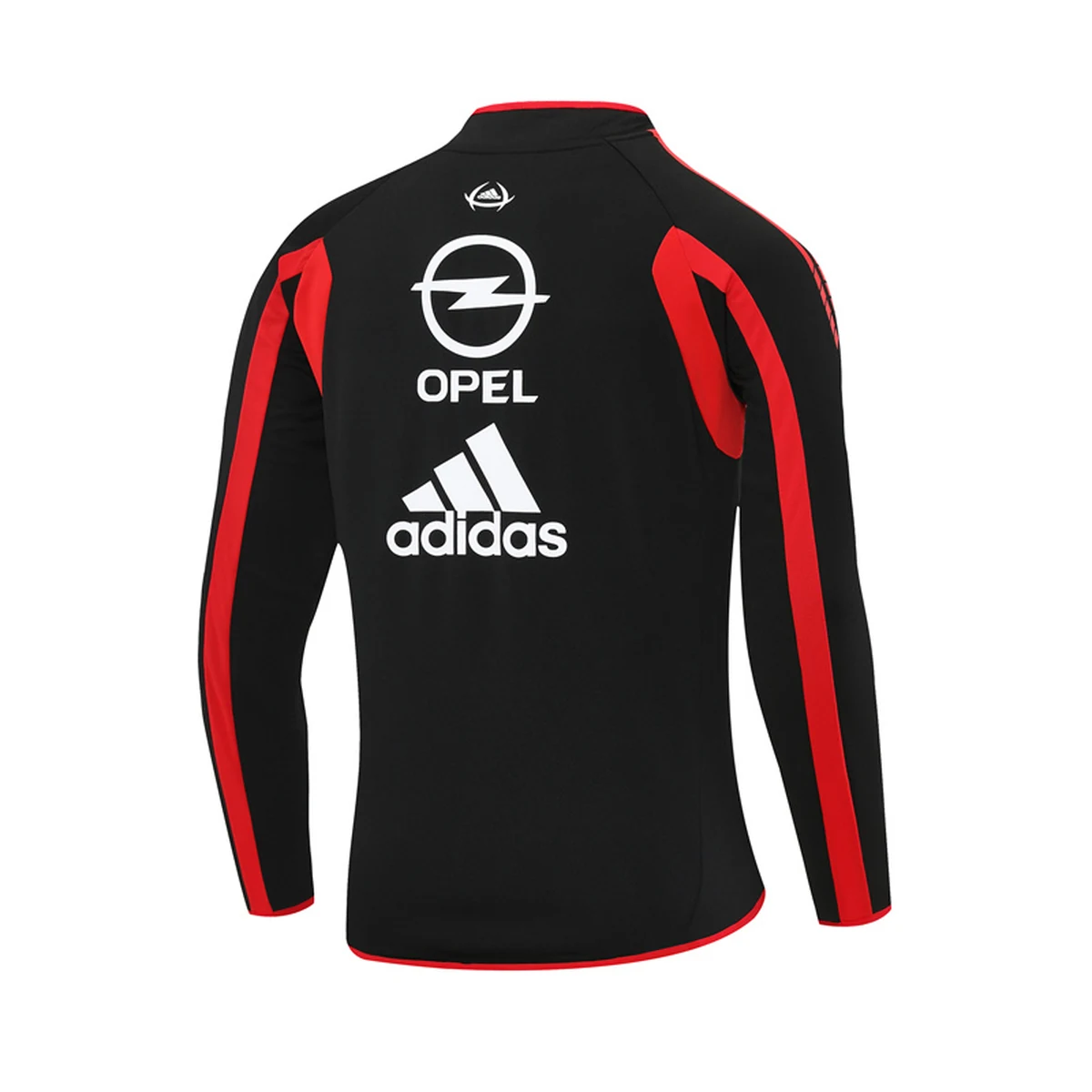 Felpe Milan Nera Retro Mezza Zip 2005/06 Felpa Opel