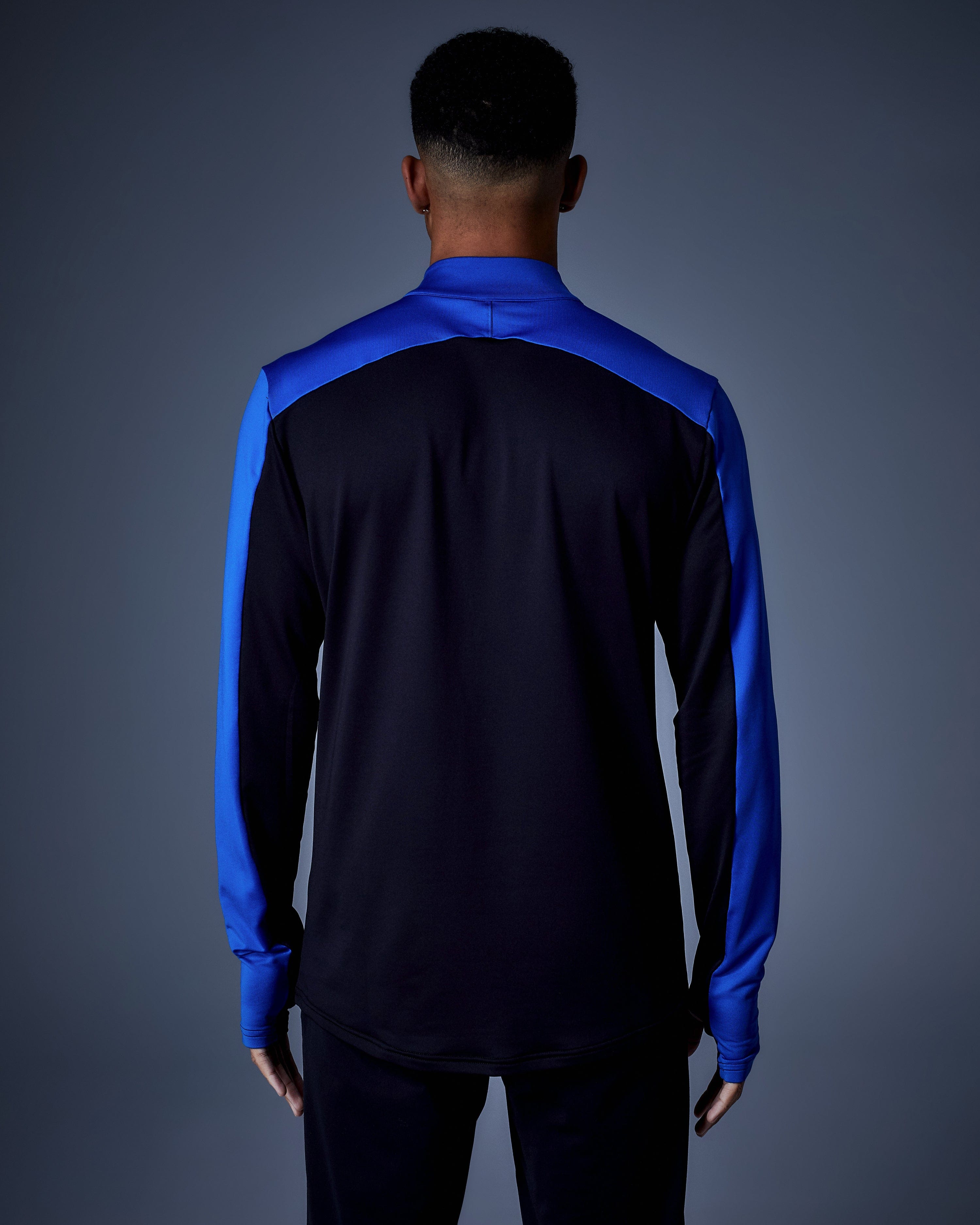 Wales SUDU SPZ 01 Play felpa zip blu nera