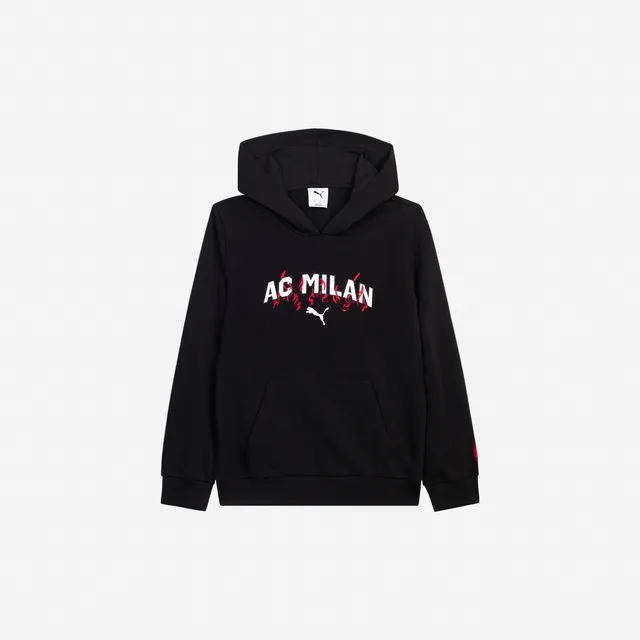 AC Milan Culture felpa cappuccio bambino 8 anni nera