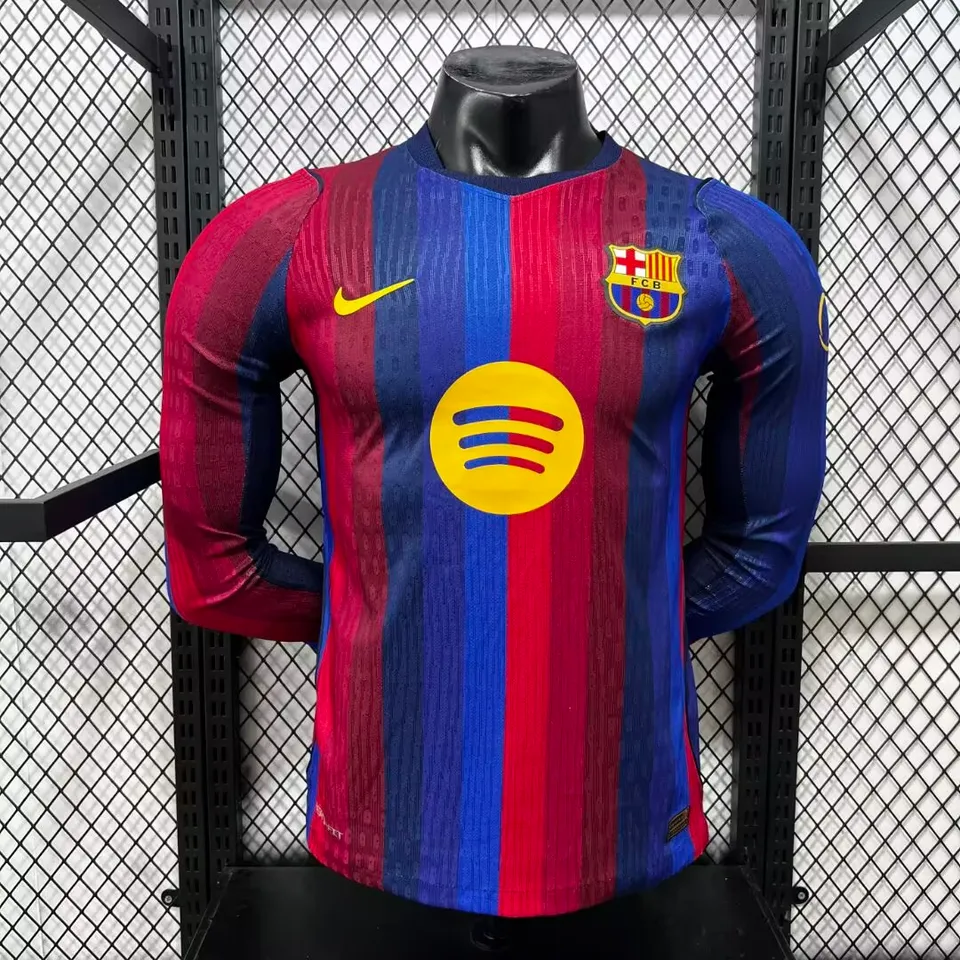 Tifoso Store Barcellona 2026/27 prima maglia giocatore manica lunga