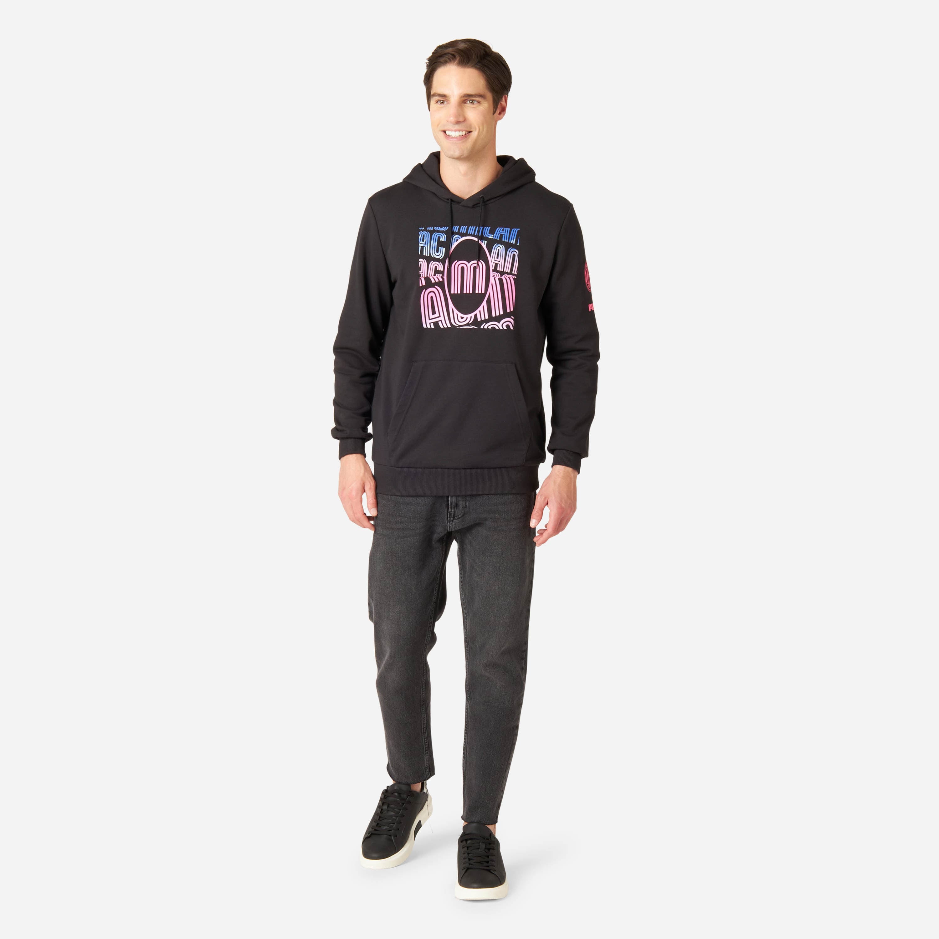 AC Milan FtblCore felpa con cappuccio uomo stampa
