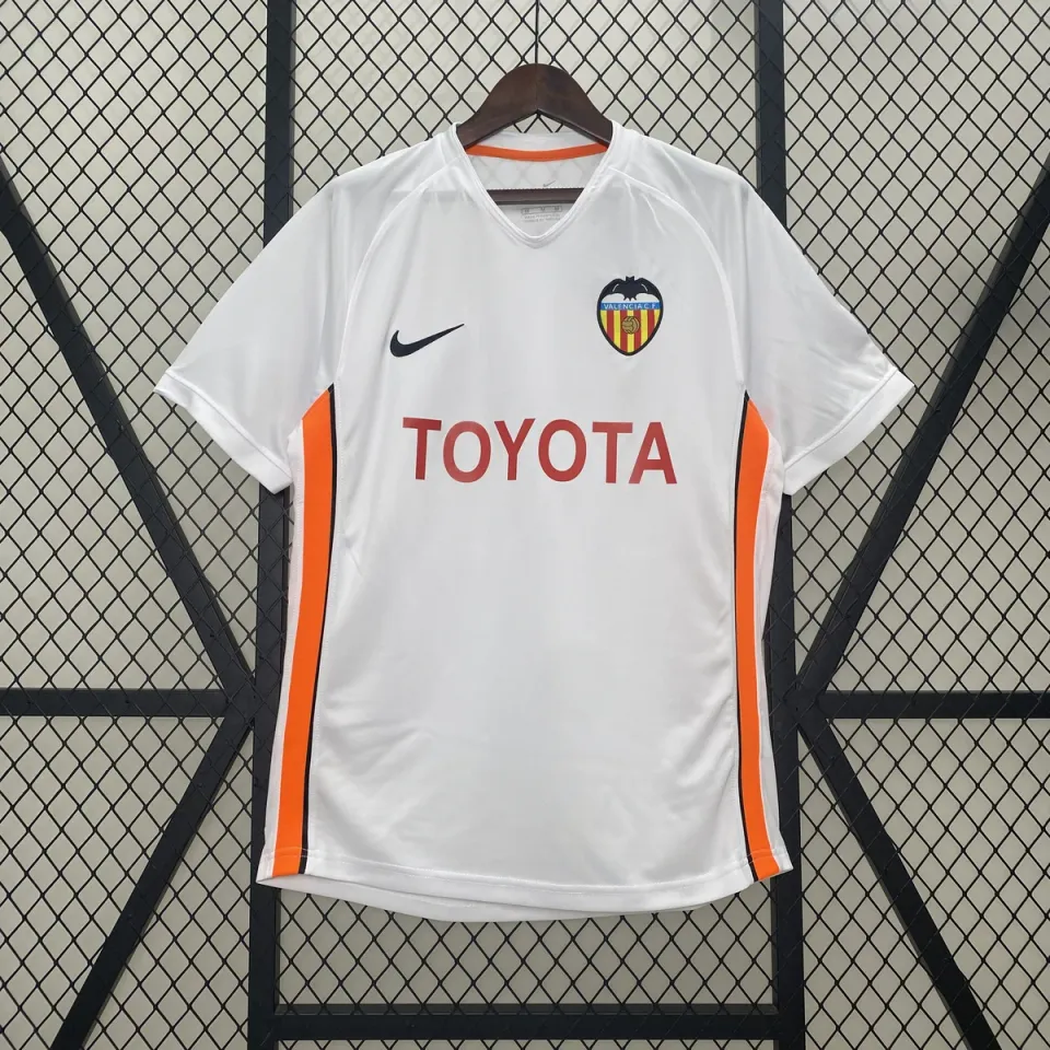 Tifoso Store Maglie da Calcio Valencia 2006/07 maglia retro bianca