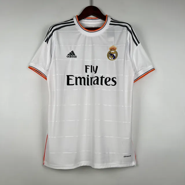 Tifoso Store Maglie da Calcio Prima Maglia Real Madrid 2013/14 retro bianca