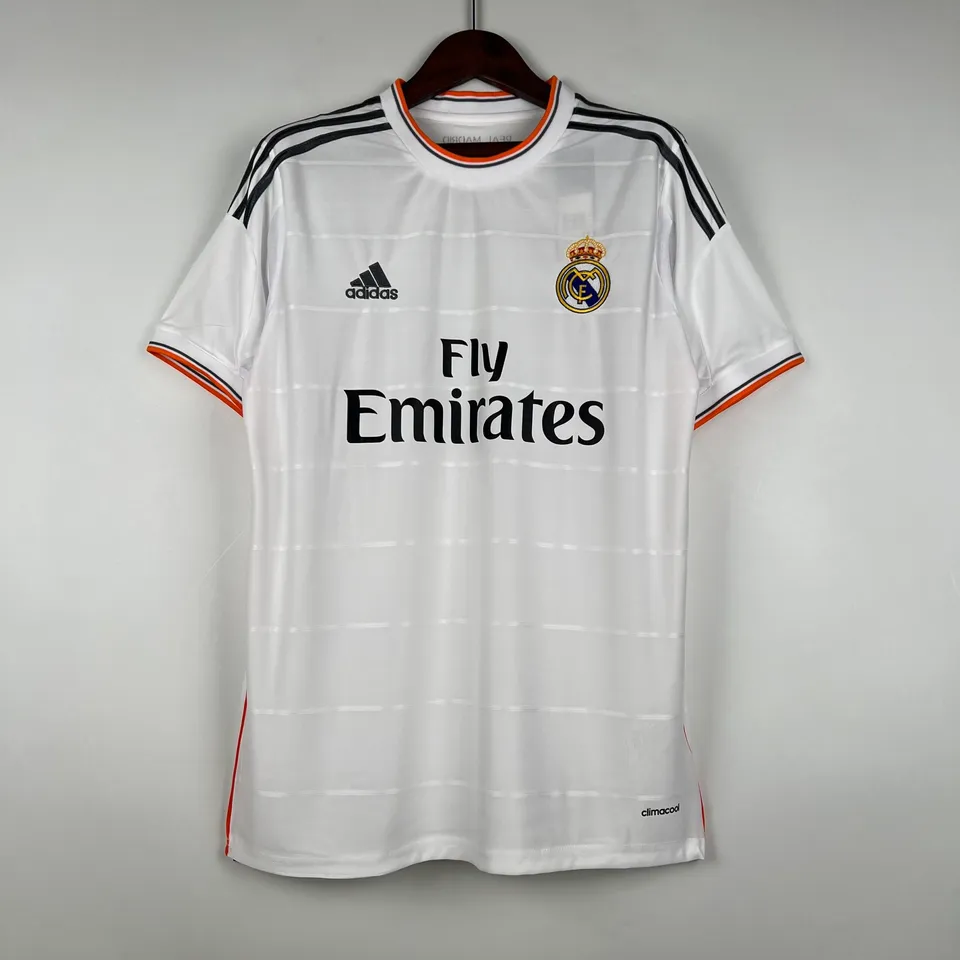 Tifoso Store Maglie da Calcio Prima Maglia Real Madrid 2013/14 retro bianca