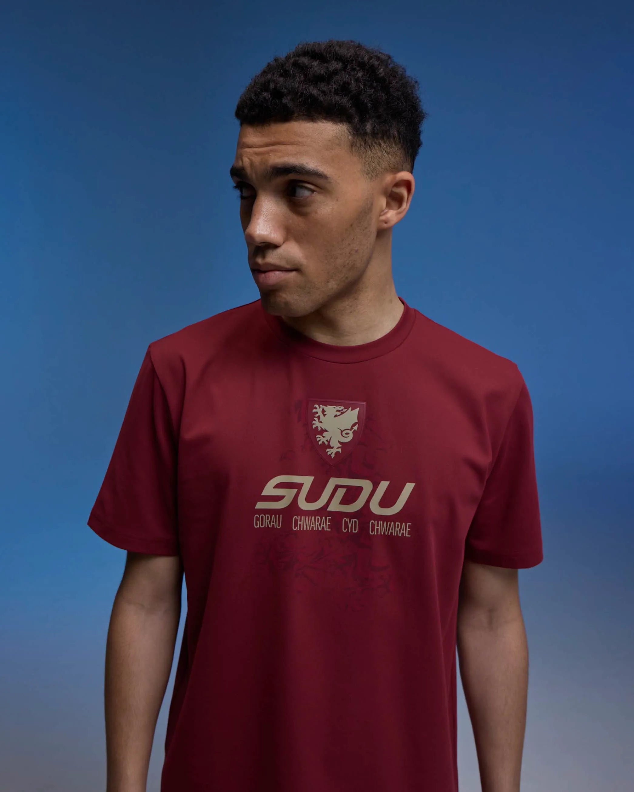 Wales SUDU 2026-28 maglia tifoso home travel bordeaux