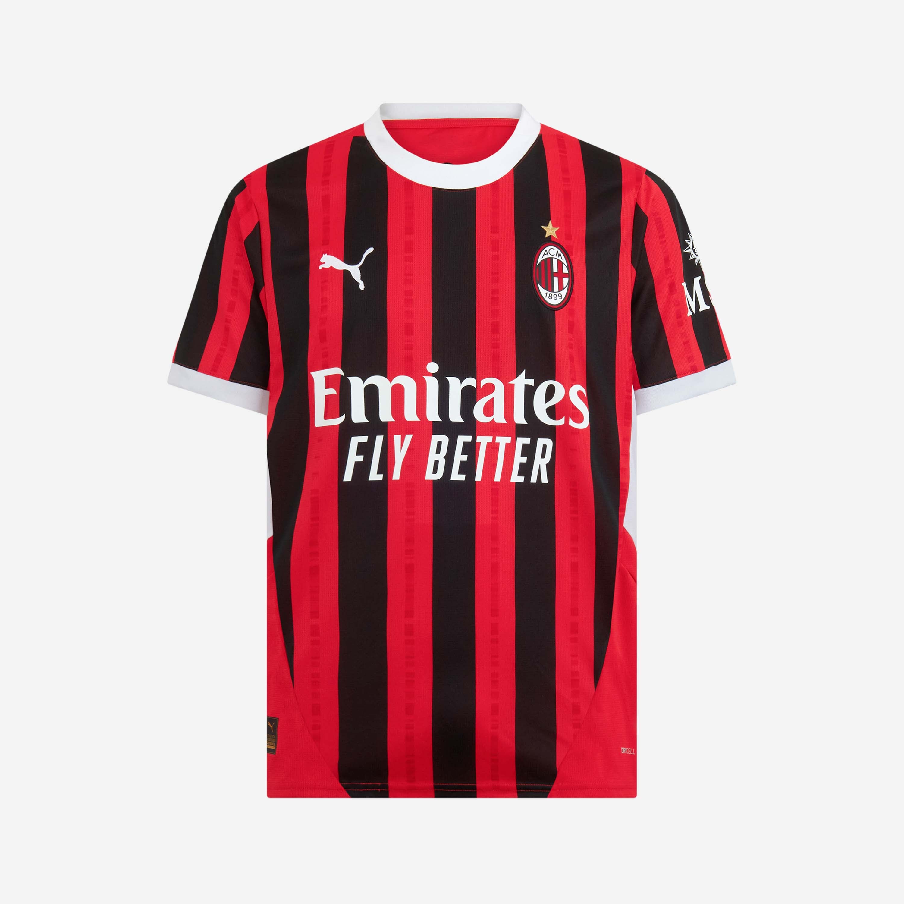 AC Milan Home 2024/25 maglia gara uomo M strisce