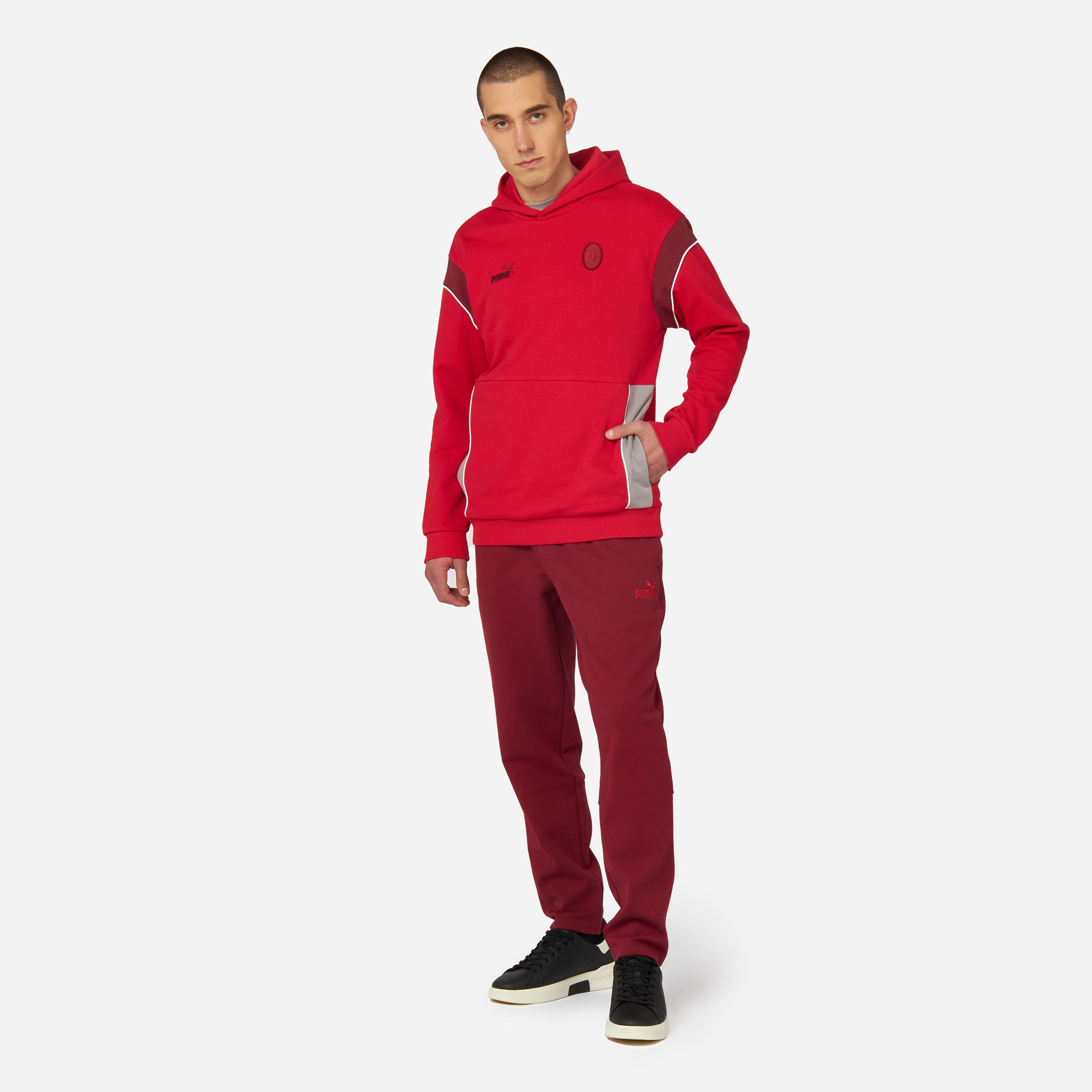 AC Milan Felpe e Giacche Milan Archive Hoodie felpa zip uomo