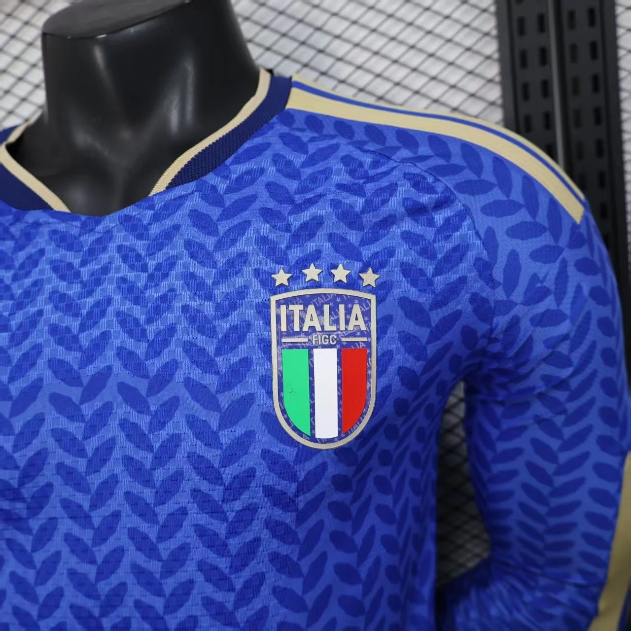 Tifoso Store Italia Home 2026 maglia manica lunga azzurra