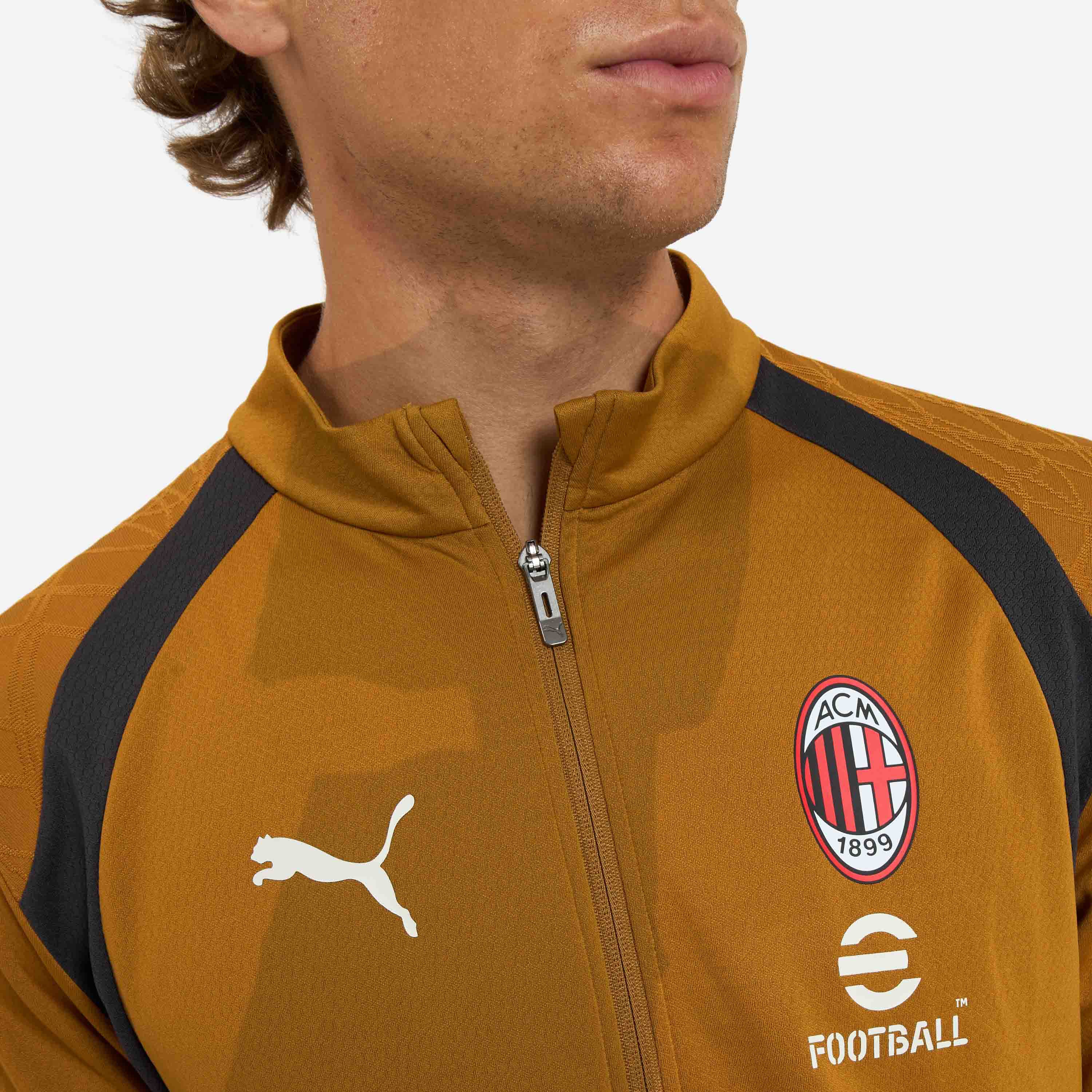 AC Milan Allenamento 2026/27 giacca gold zip uomo