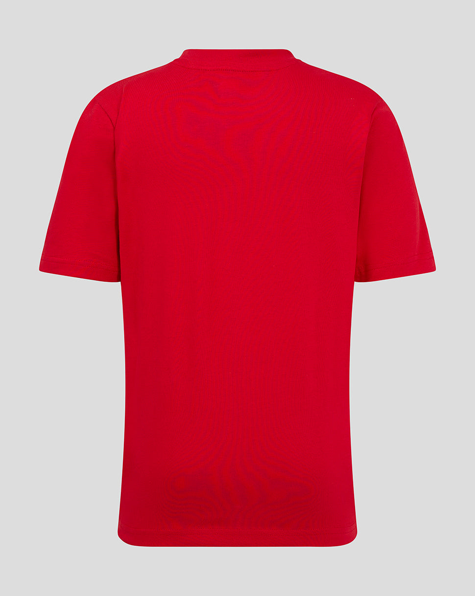 Twente Core Logo T-Shirt junior maglia rossa cotone