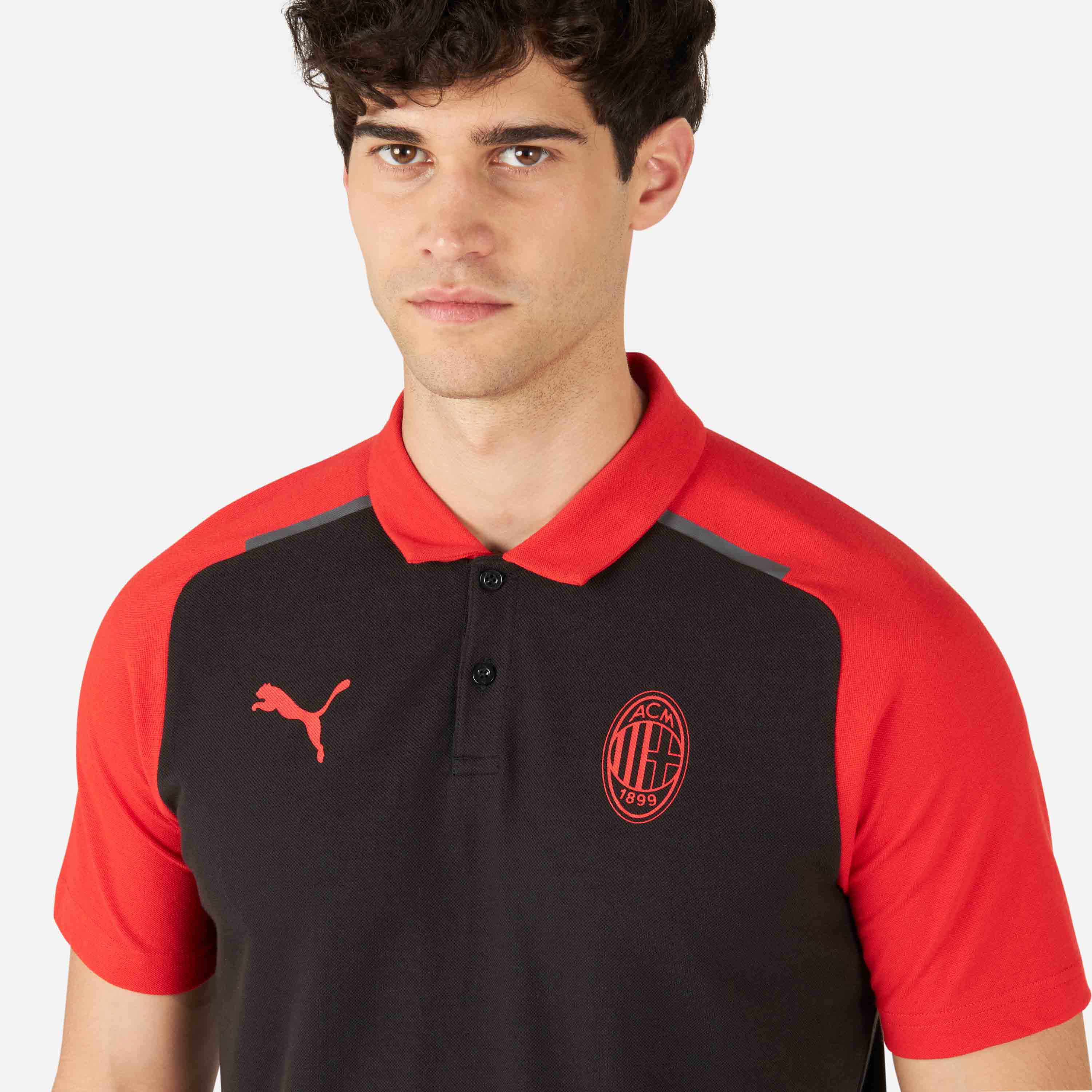AC Milan Casuals 2023/24 polo uomo cotone regular fit