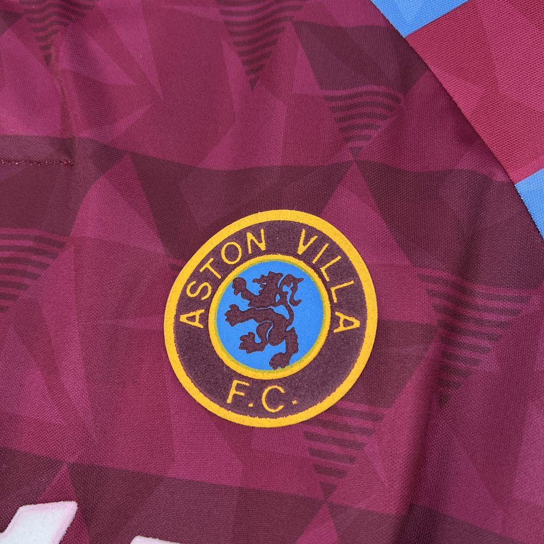 Tifoso Store Maglie da Calcio Aston Villa 1990/91 maglia granata retrò
