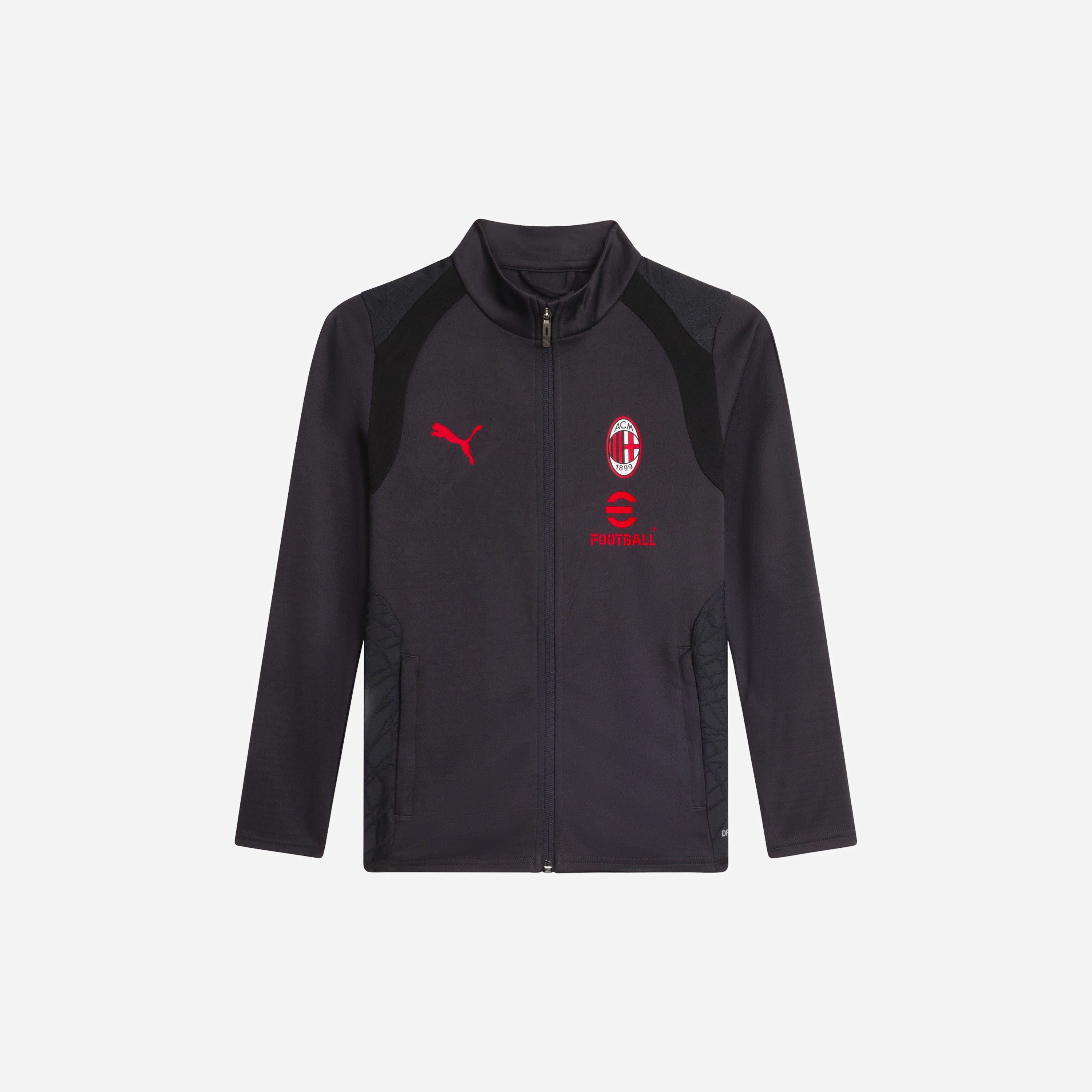AC Milan Training 2026/27 giacca bimbo grigia con zip