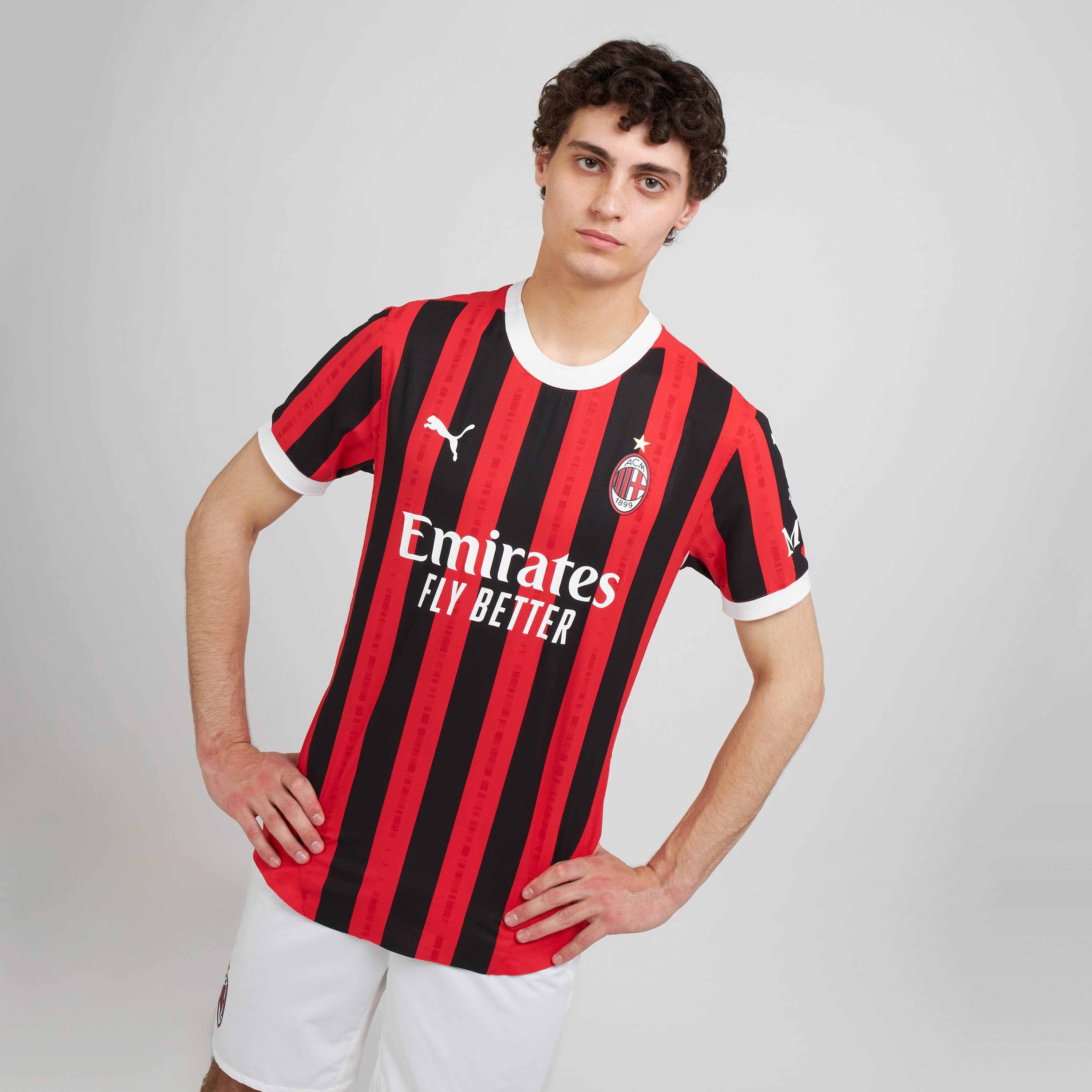 AC Milan Home Authentic 2024/25 maglia gara uomo