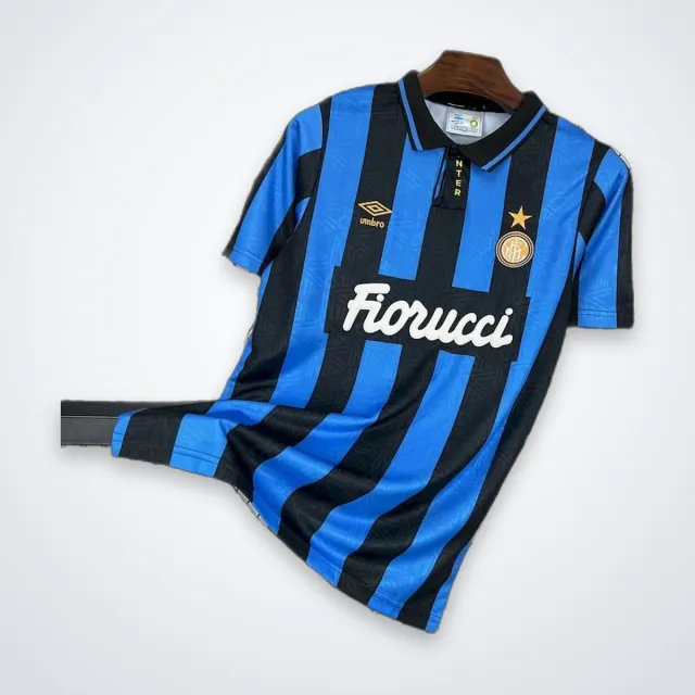 Tifoso Store Maglie da Calcio Inter 1993/94 maglia retro nerazzurra
