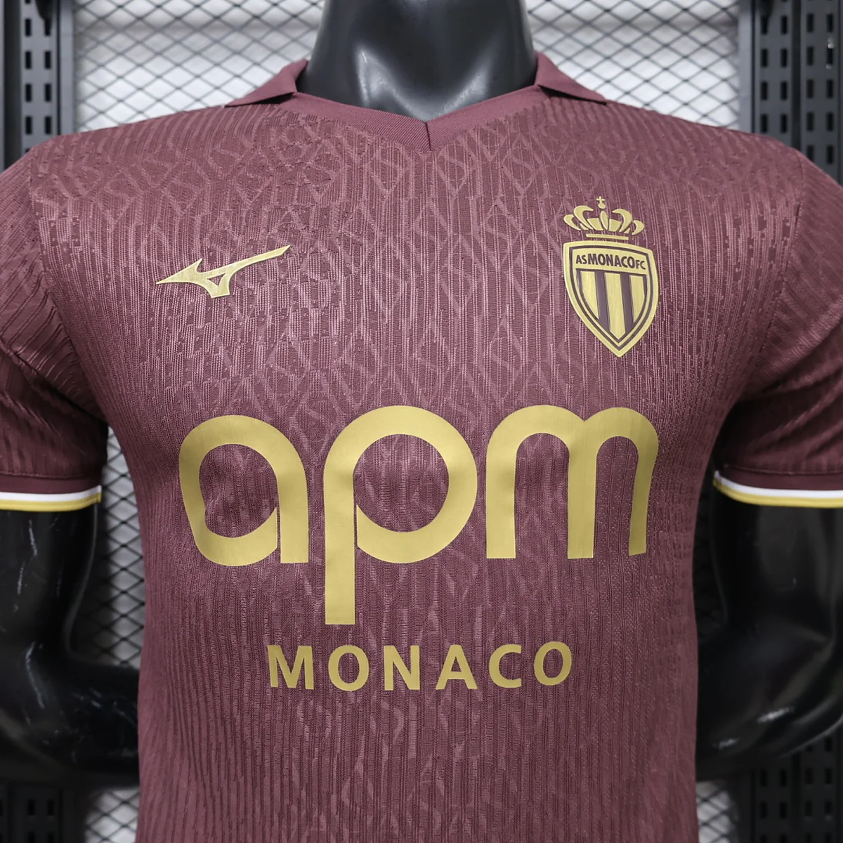 Tifoso Store Maglie da Calcio Monaco 2026/27 seconda maglia bordeaux