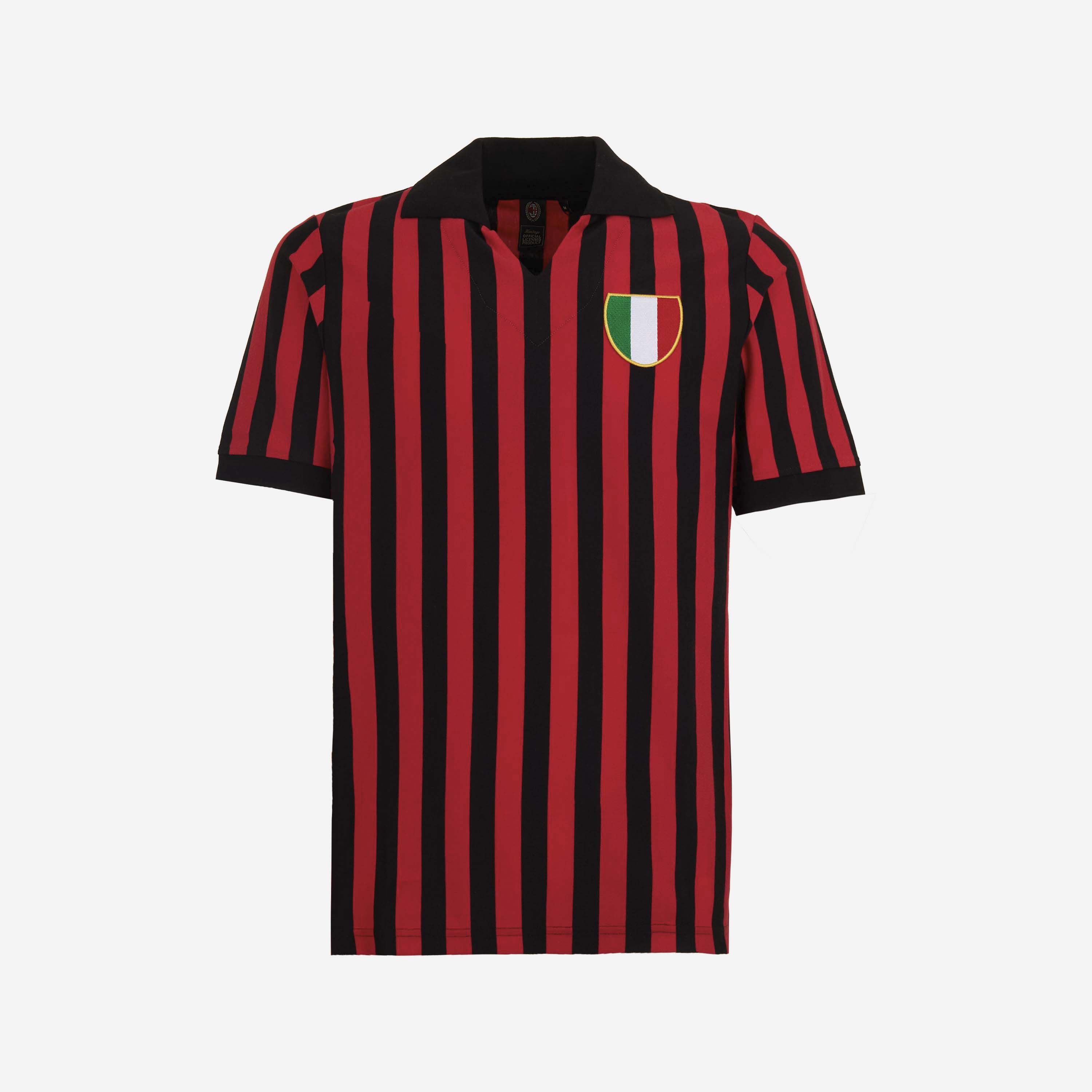 AC Milan 1962/63 maglia retro home uomo cotone