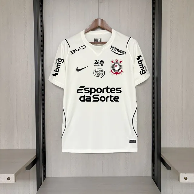 Corinthians Home 2026/27 maglia calcio fan colori squadra