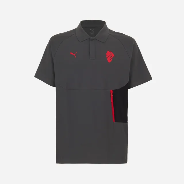 AC Milan Tute Sportive Pumatech 2025/26 polo grigia uomo