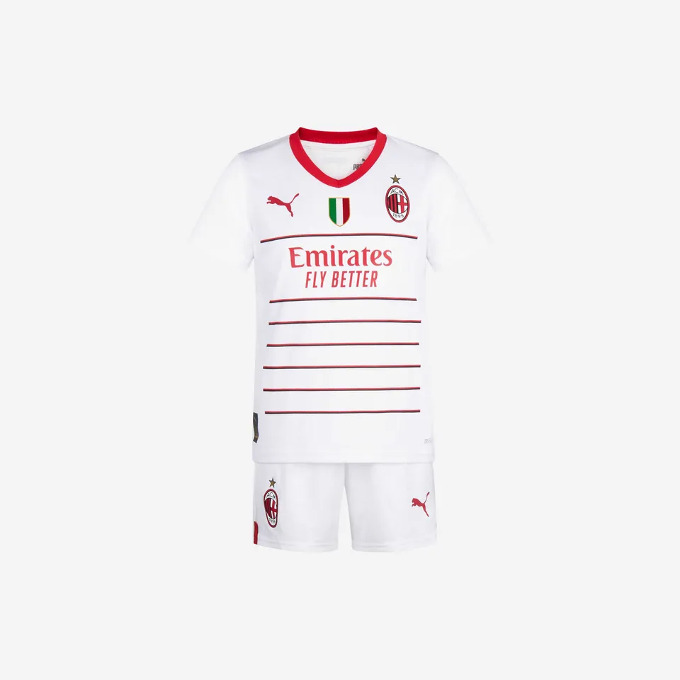 AC Milan Kit Gara Away 2022/23 maglia bambino 4 anni