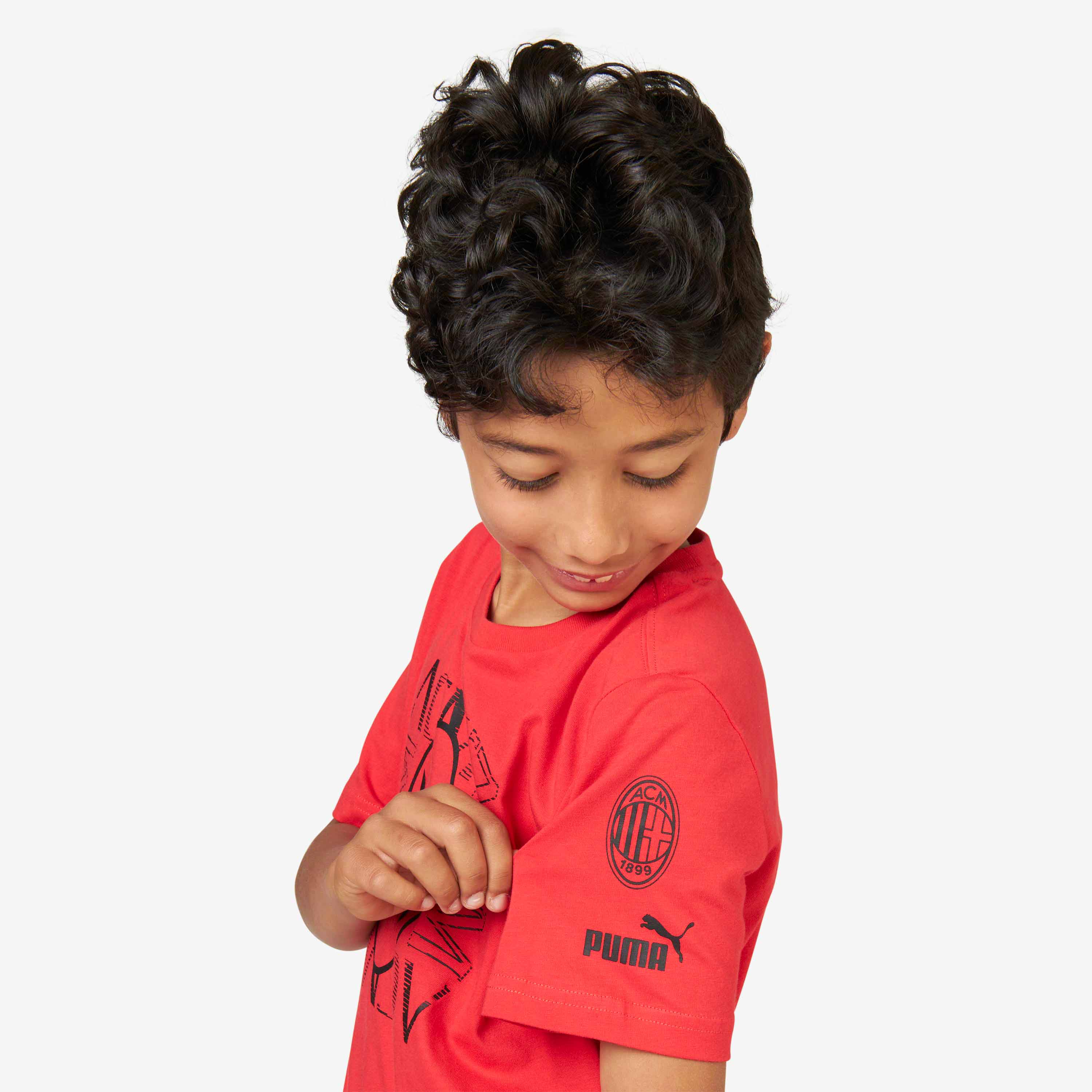 AC Milan Football Core t-shirt bambino 10 anni nera
