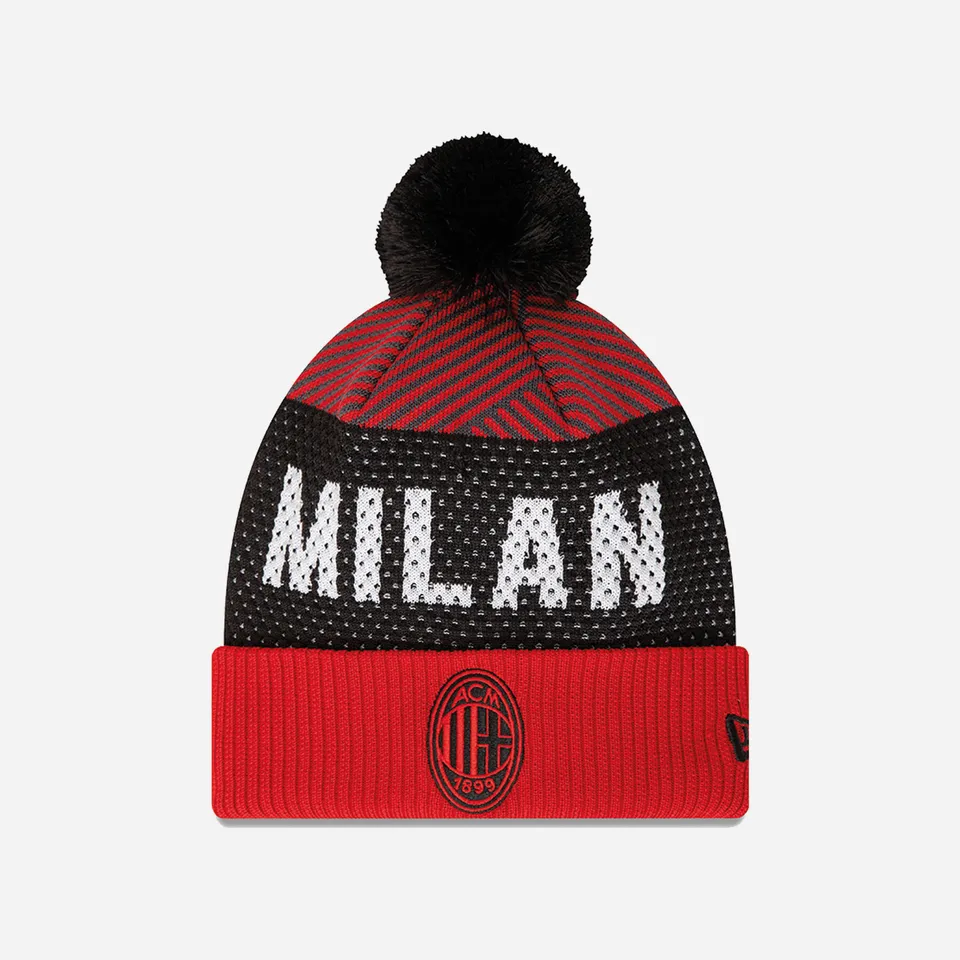 AC Milan New Era berretto invernale con scritta