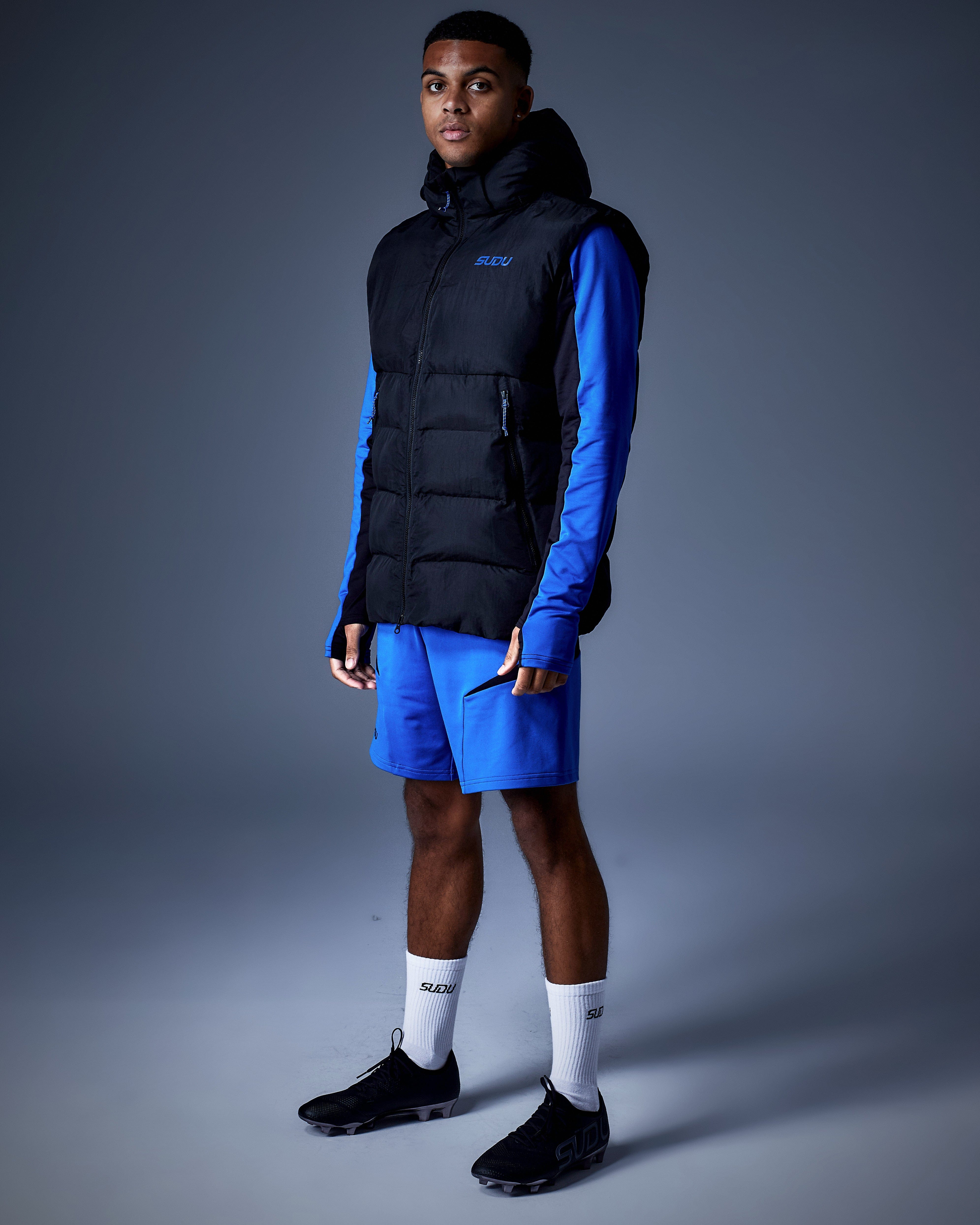 Wales SUDU Clothing gilet SPG 01 Play nero antipioggia