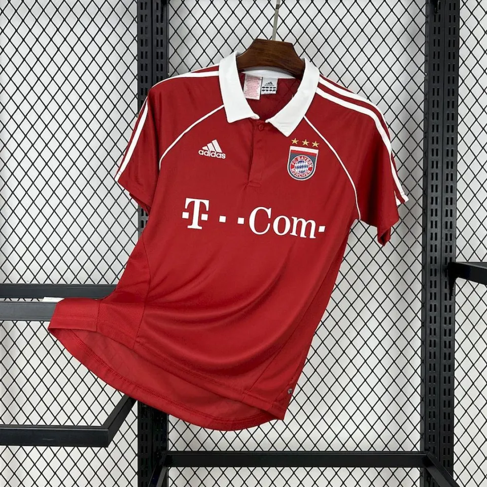 Bayern Monaco 2005/06 maglia rossa retro tifoso