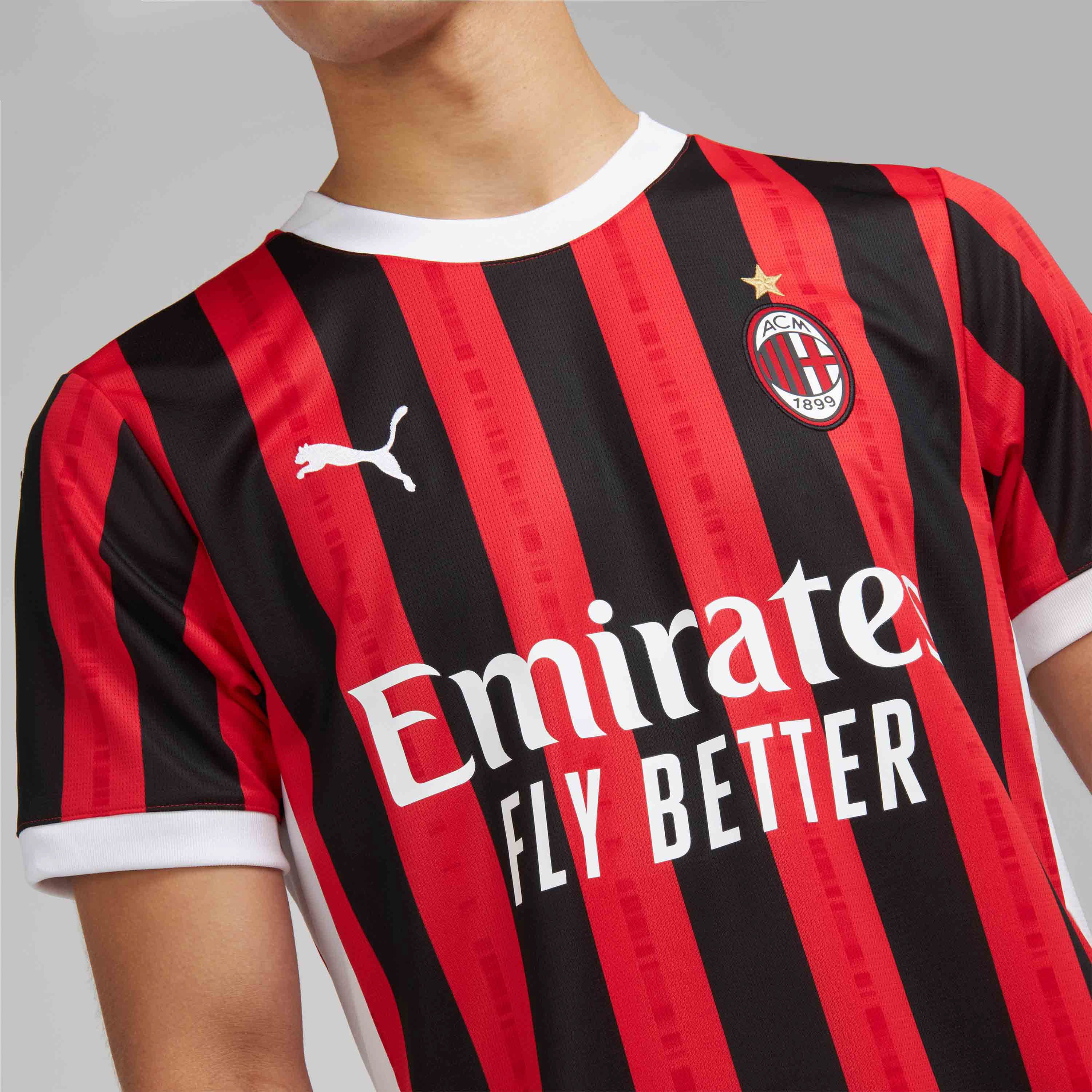 AC Milan Home 2024/25 maglia gara uomo M strisce