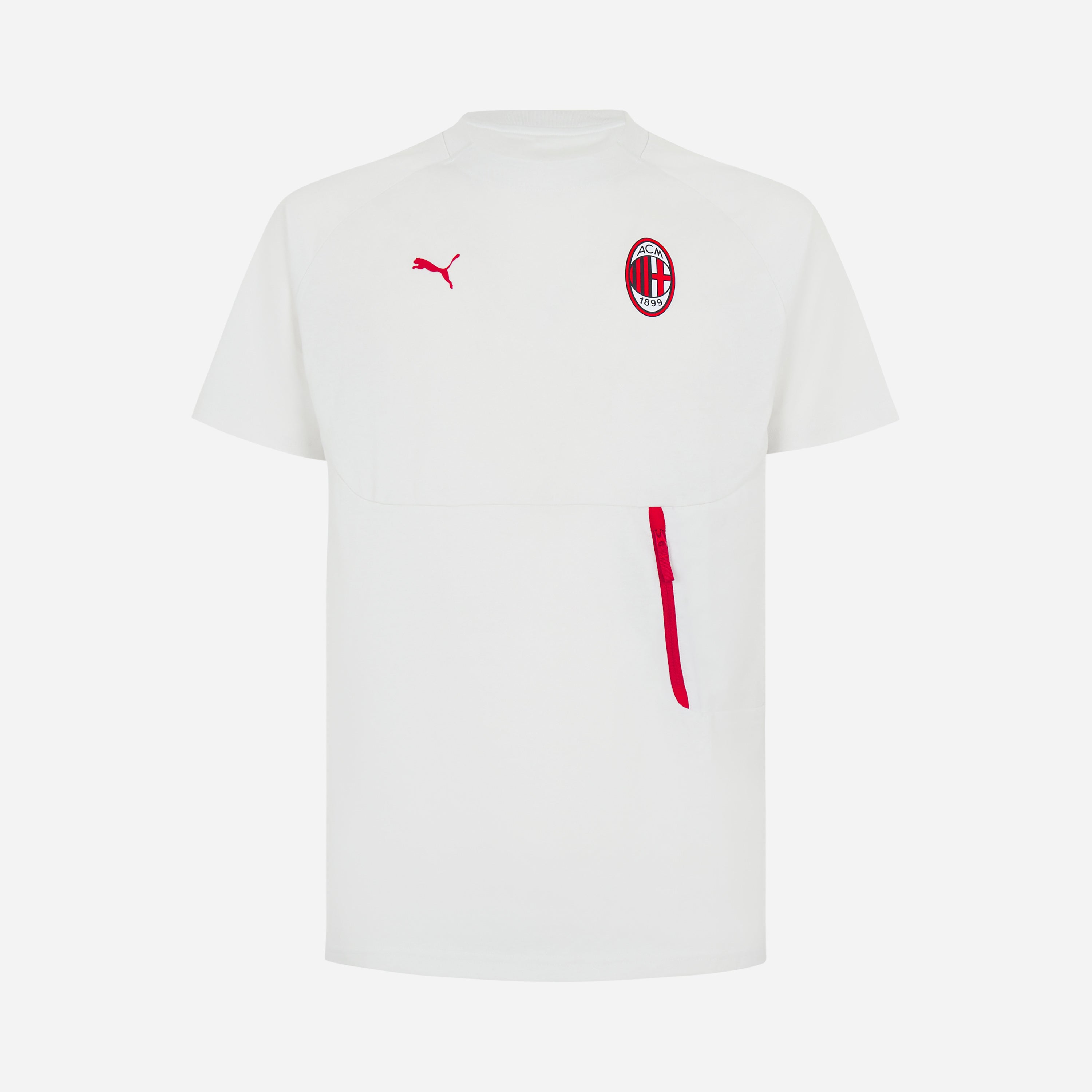 AC Milan Pumatech 2026/27 T-shirt uomo bianca cotone