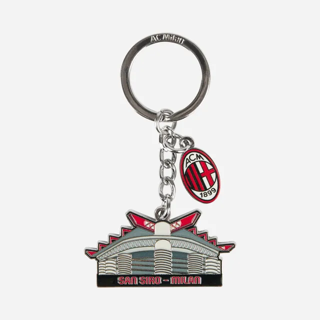 AC Milan Accessori San Siro portachiavi metallo grigio unisex