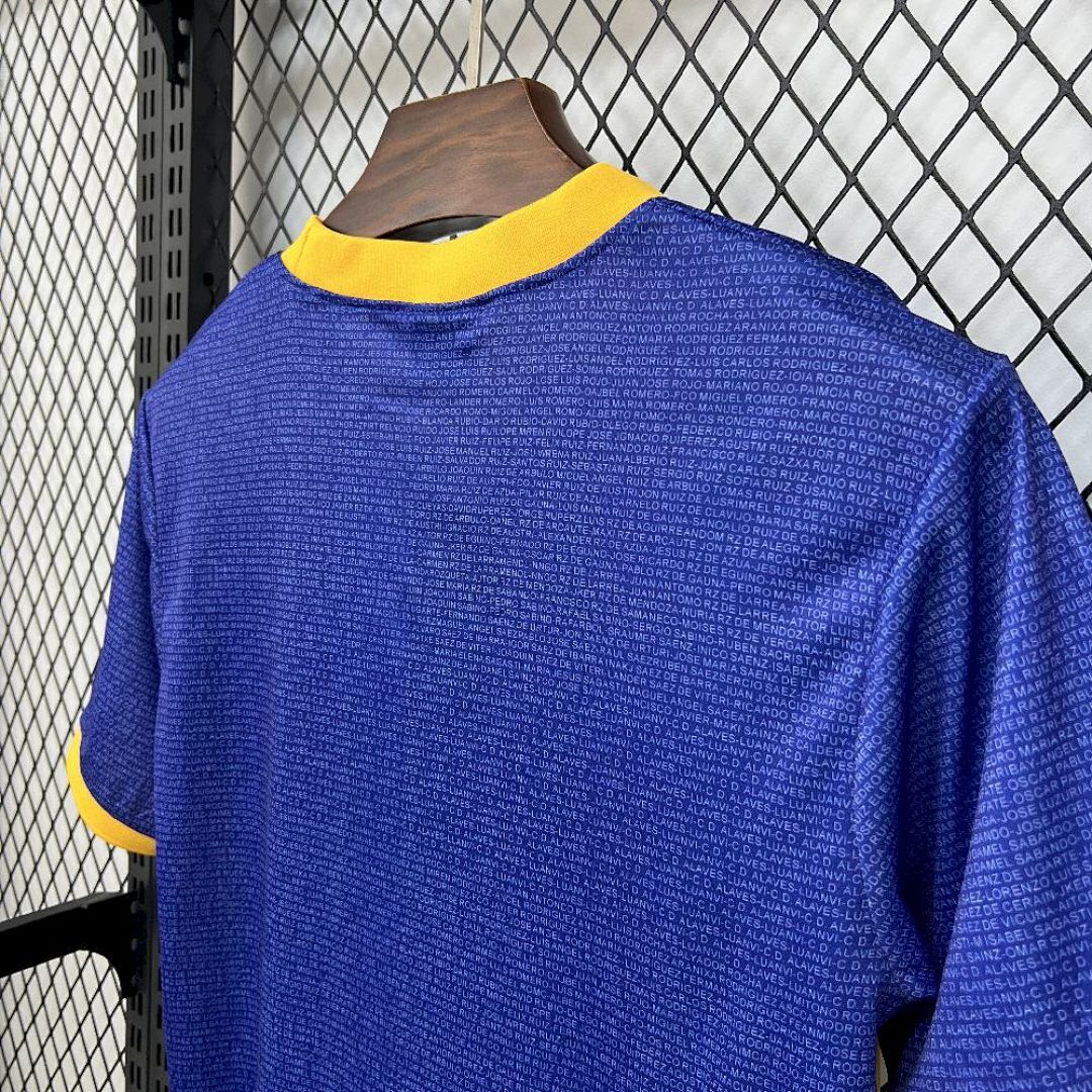 Deportivo Alavés Retro 2000/01 maglia calcio finale UEFA