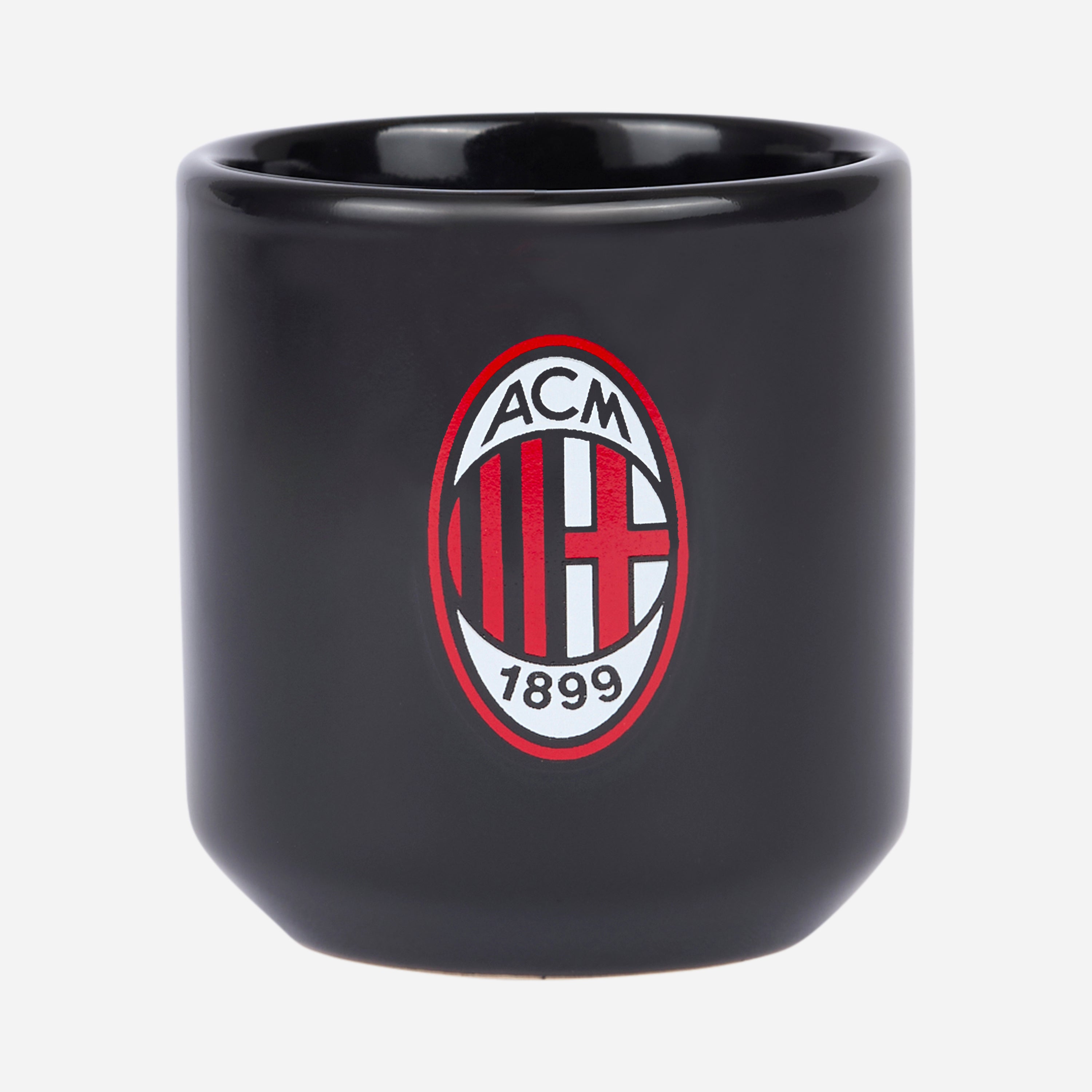 AC Milan set 4 tazzine caffè ceramica nera