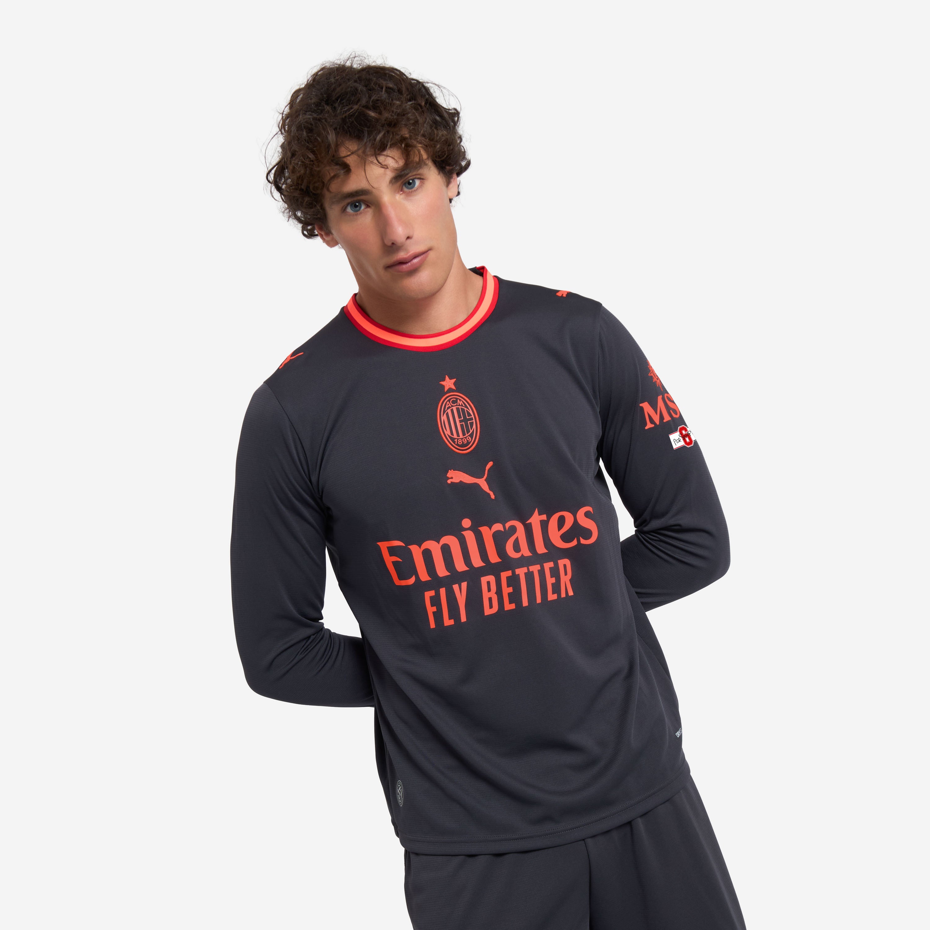 AC Milan Third 2026/27 maglia gara manica lunga uomo drycell