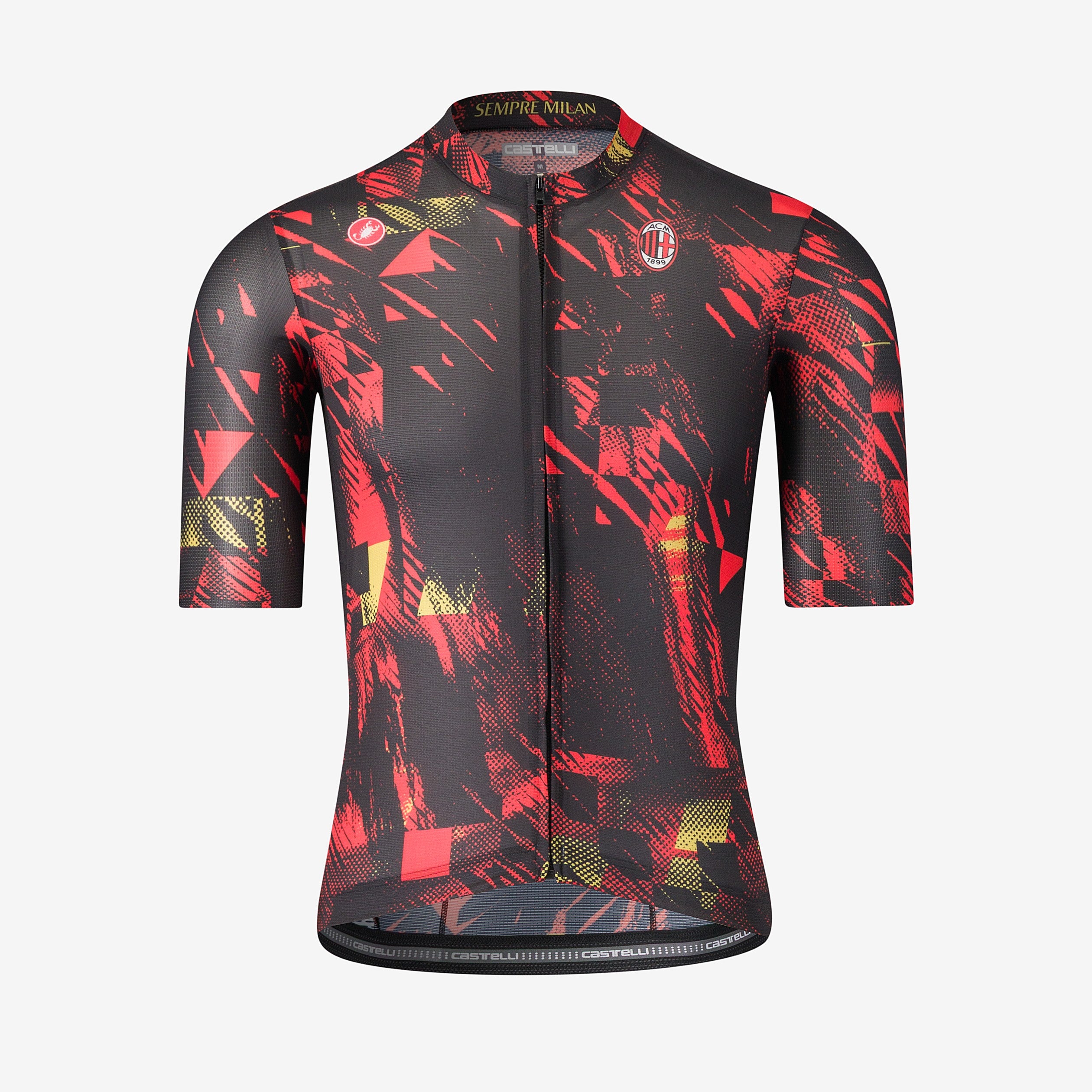 Castelli X AC Milan maglia ciclismo nera