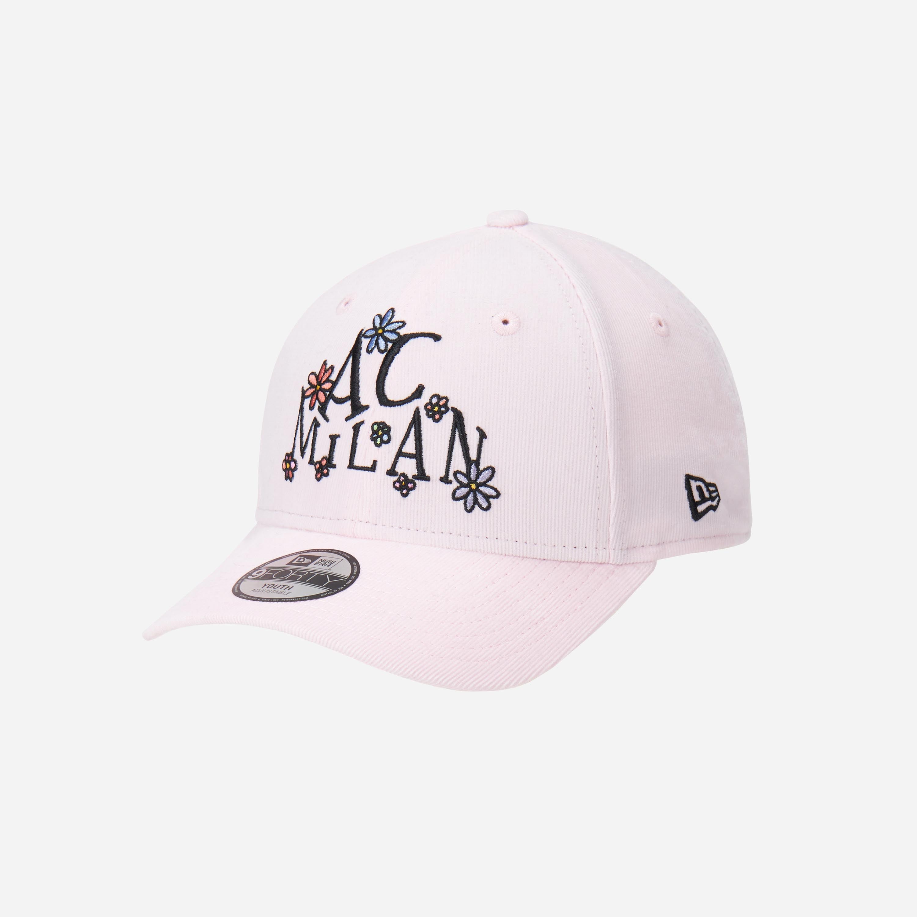AC Milan Cappelli 9FORTY New Era cappellino nero fiori