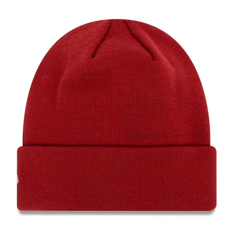 Roma Fanshop Crest Red cuff beanie cappello rosso