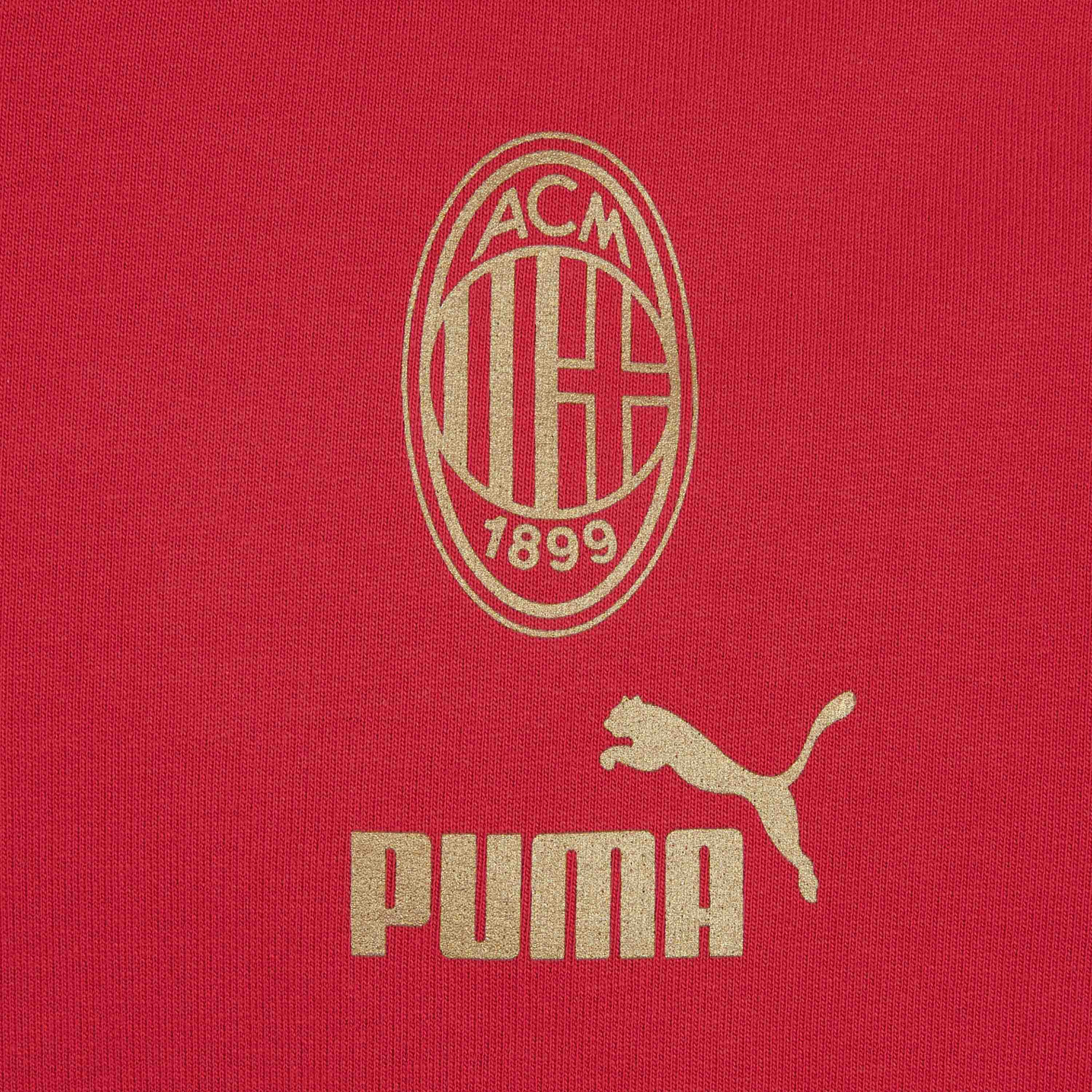 AC Milan Culture Felpa Polo Hoodie Puma Grafica Uomo