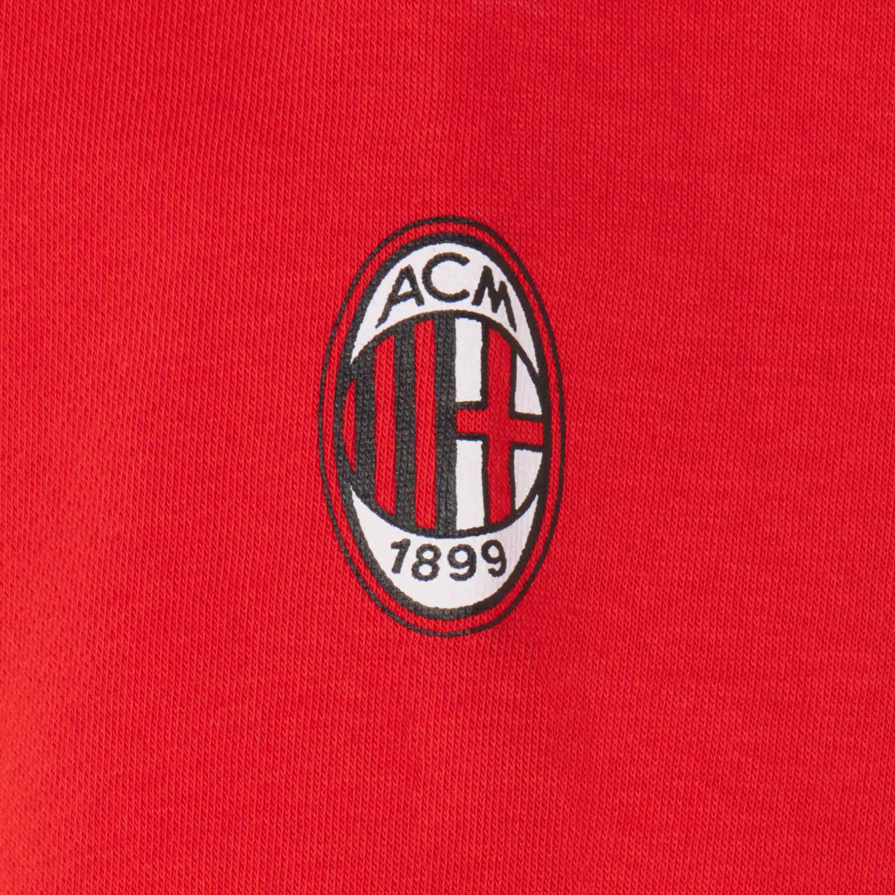 AC Milan Milanista felpa bambino rossa manica lunga
