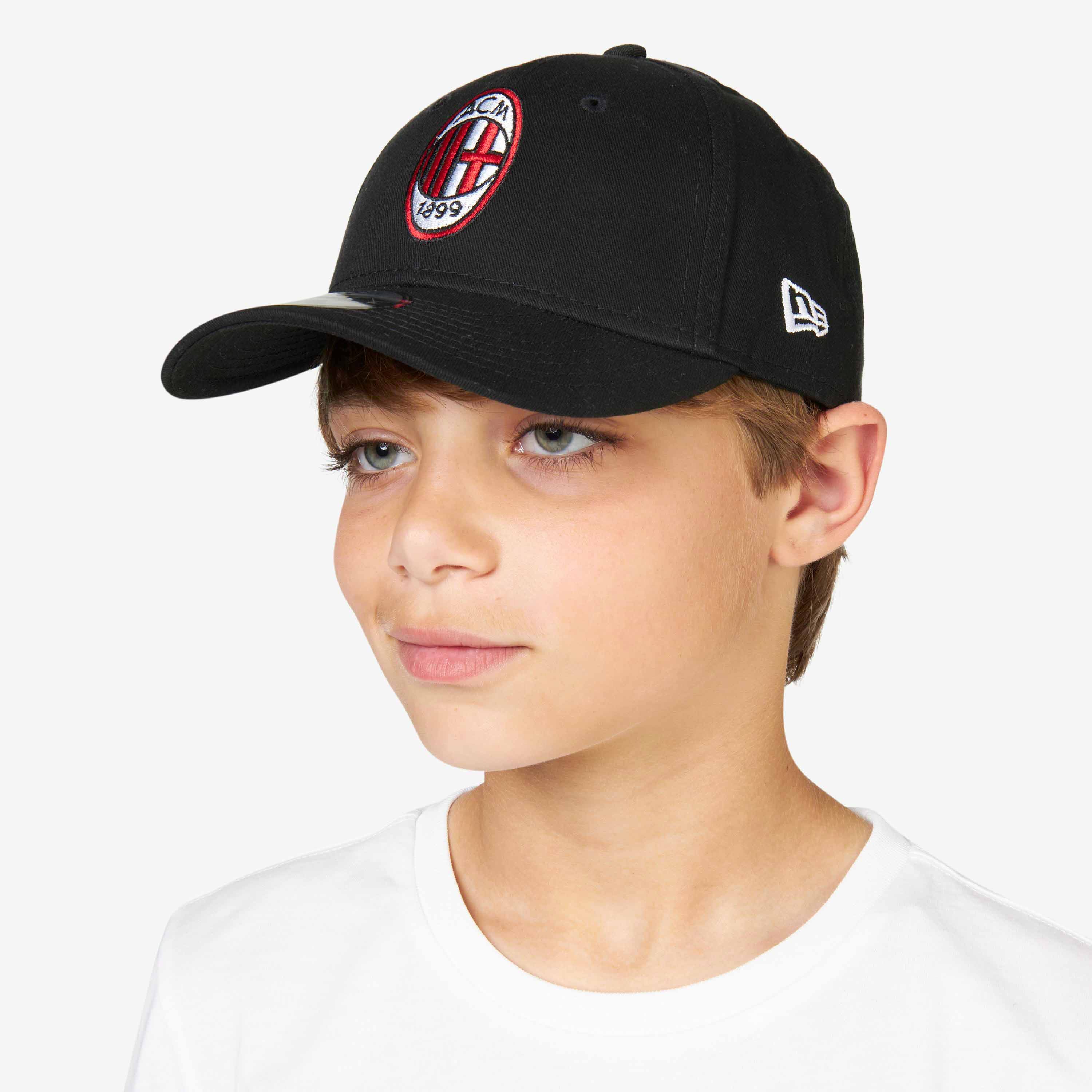 AC Milan New Era 9Forty Youth Cappello Logo Bambino Cotone