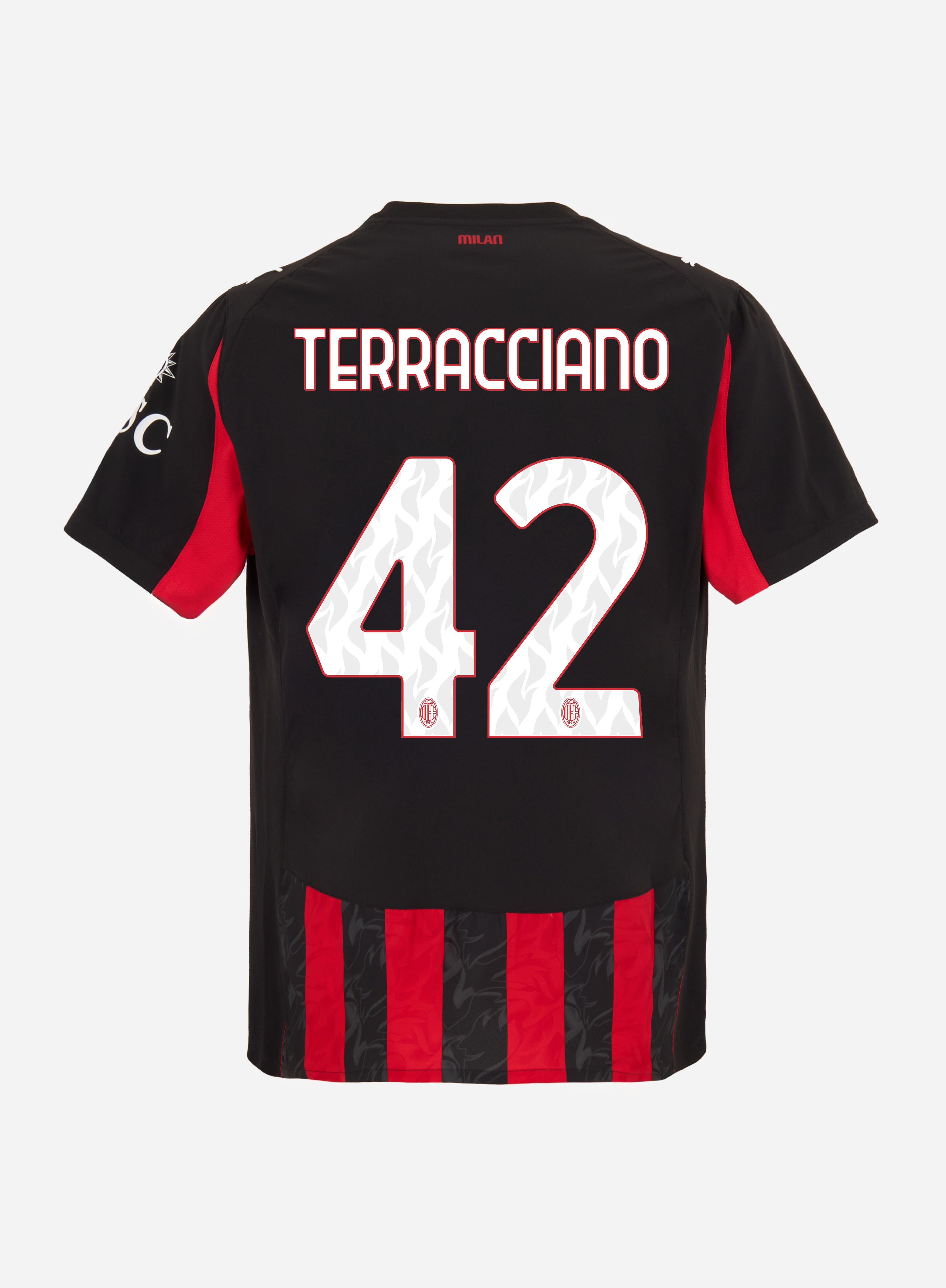 AC Milan Kit Gara Milan Terraciano 42 maglia uomo rossonera
